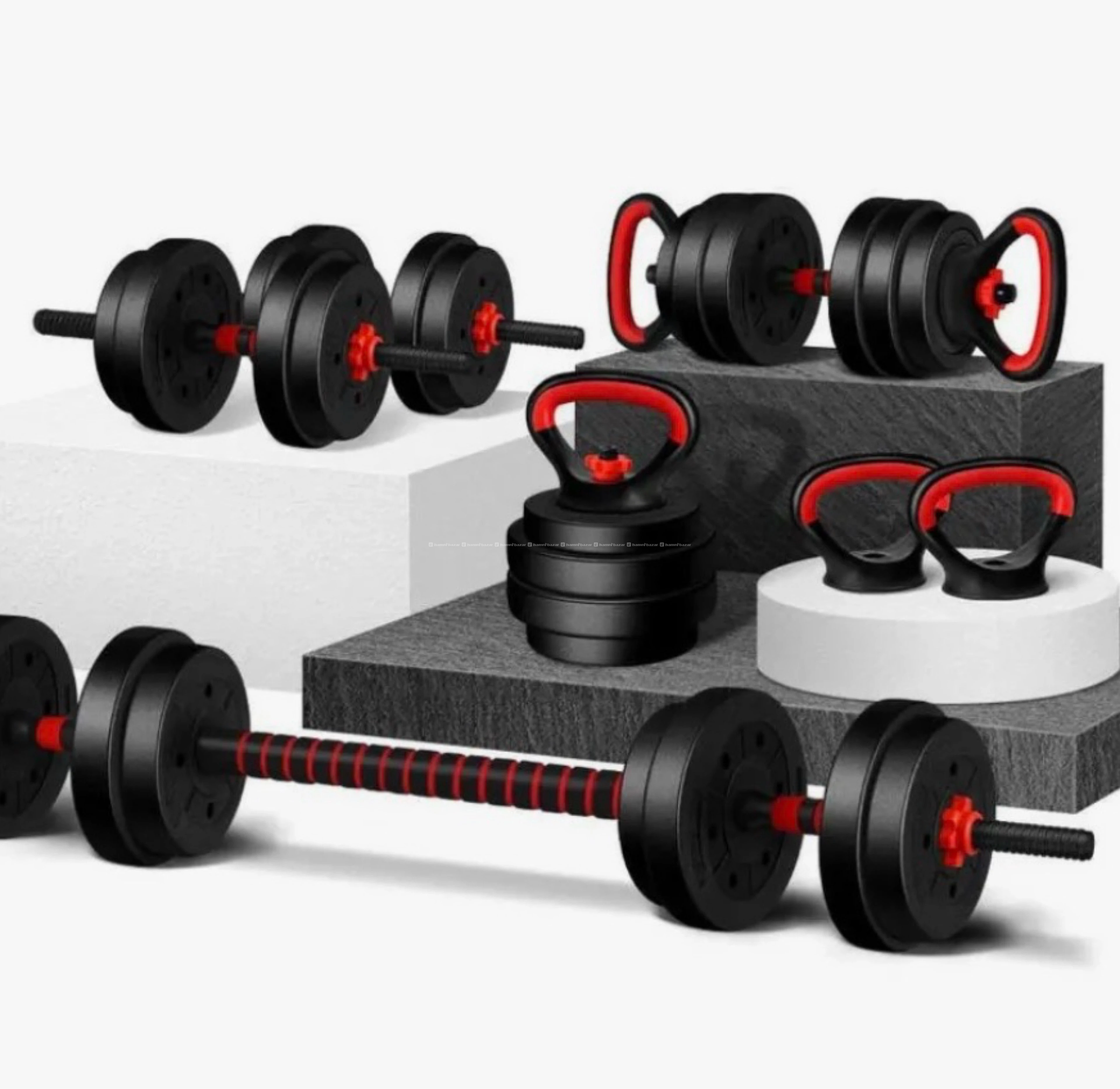 Dumbell Set + Pull up Bar