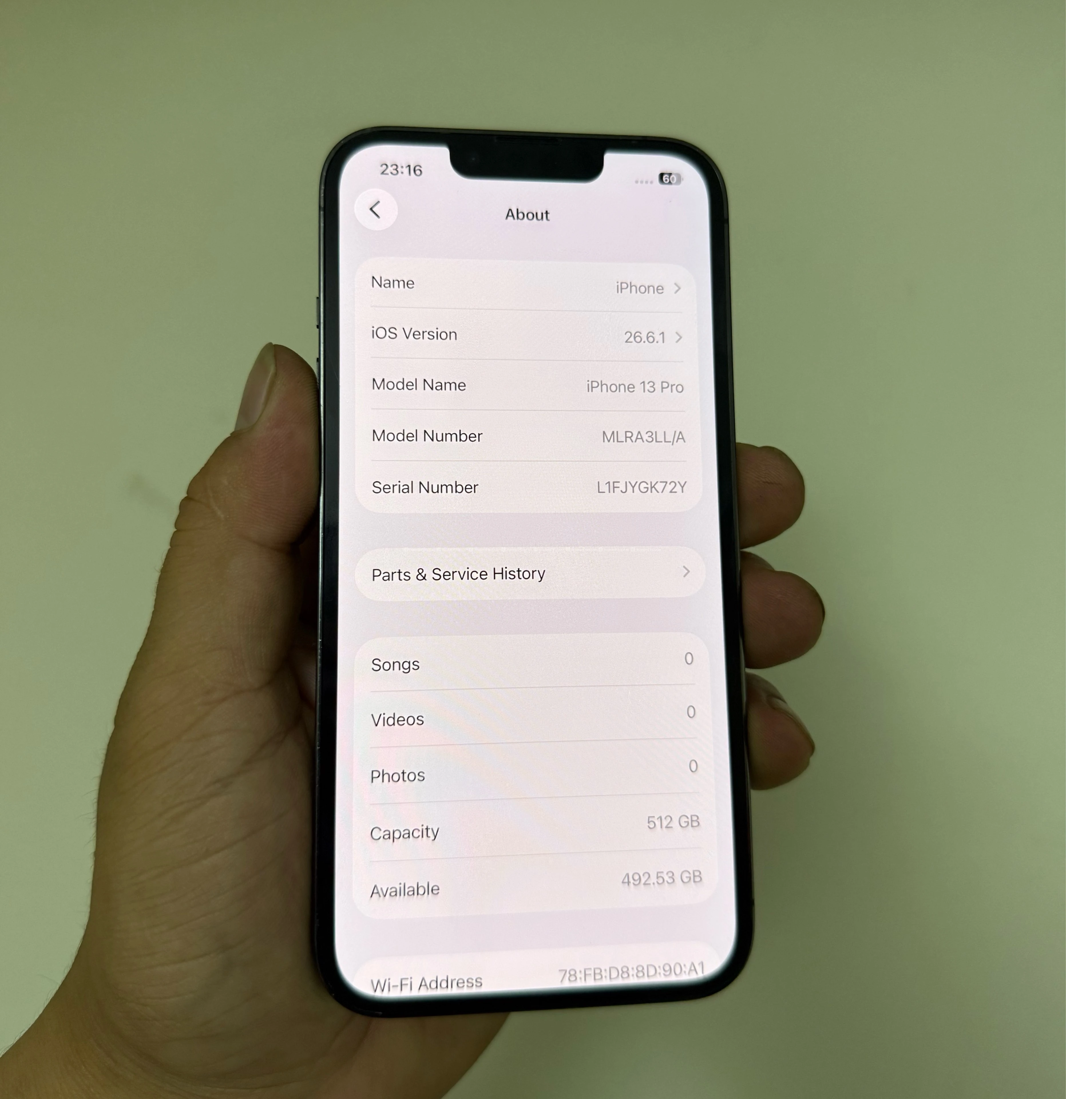 🕊️ 13 pro 512 gb battery🔋 100 % genuine set 3
