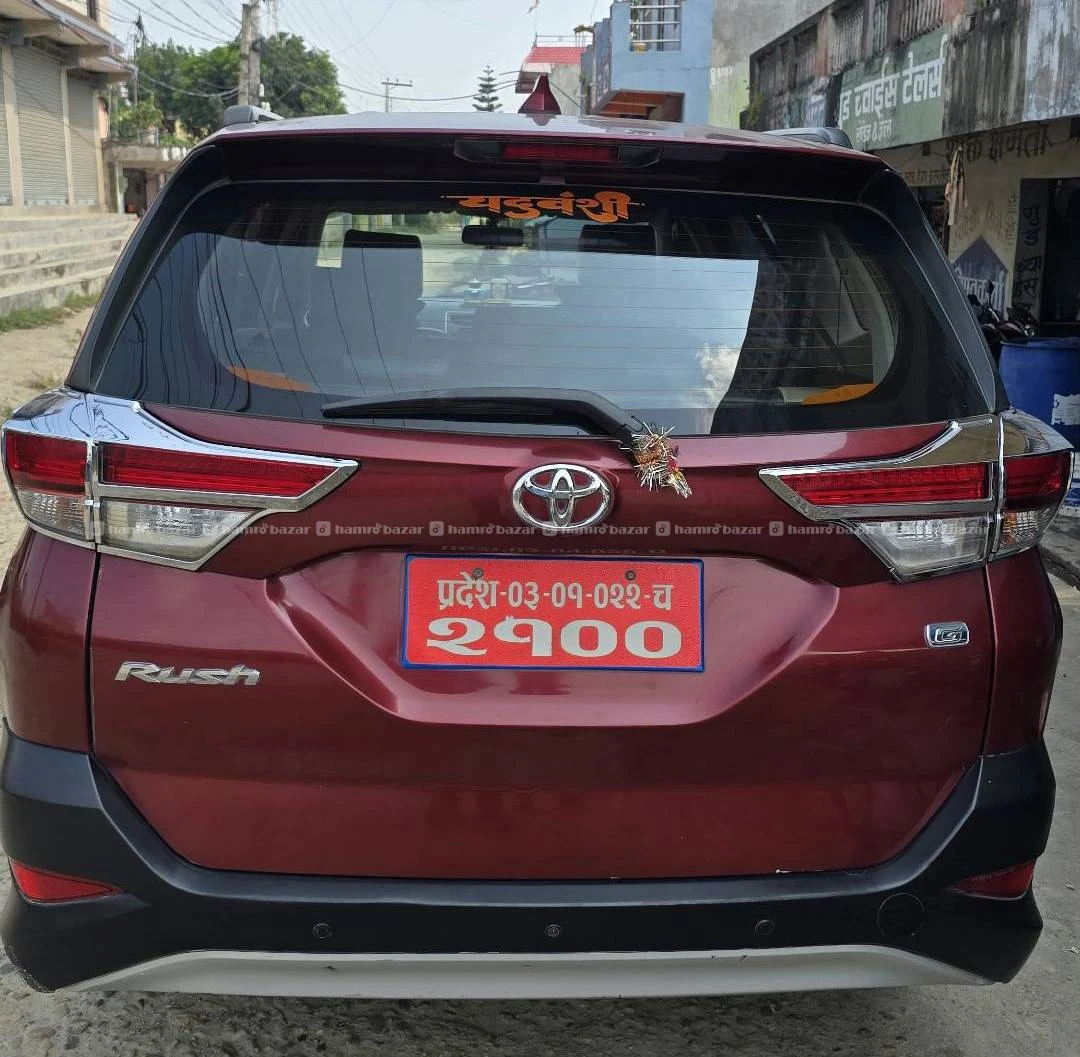 Toyota Rush vvti 7 seater 2018M
Manul G
pushButton 4
