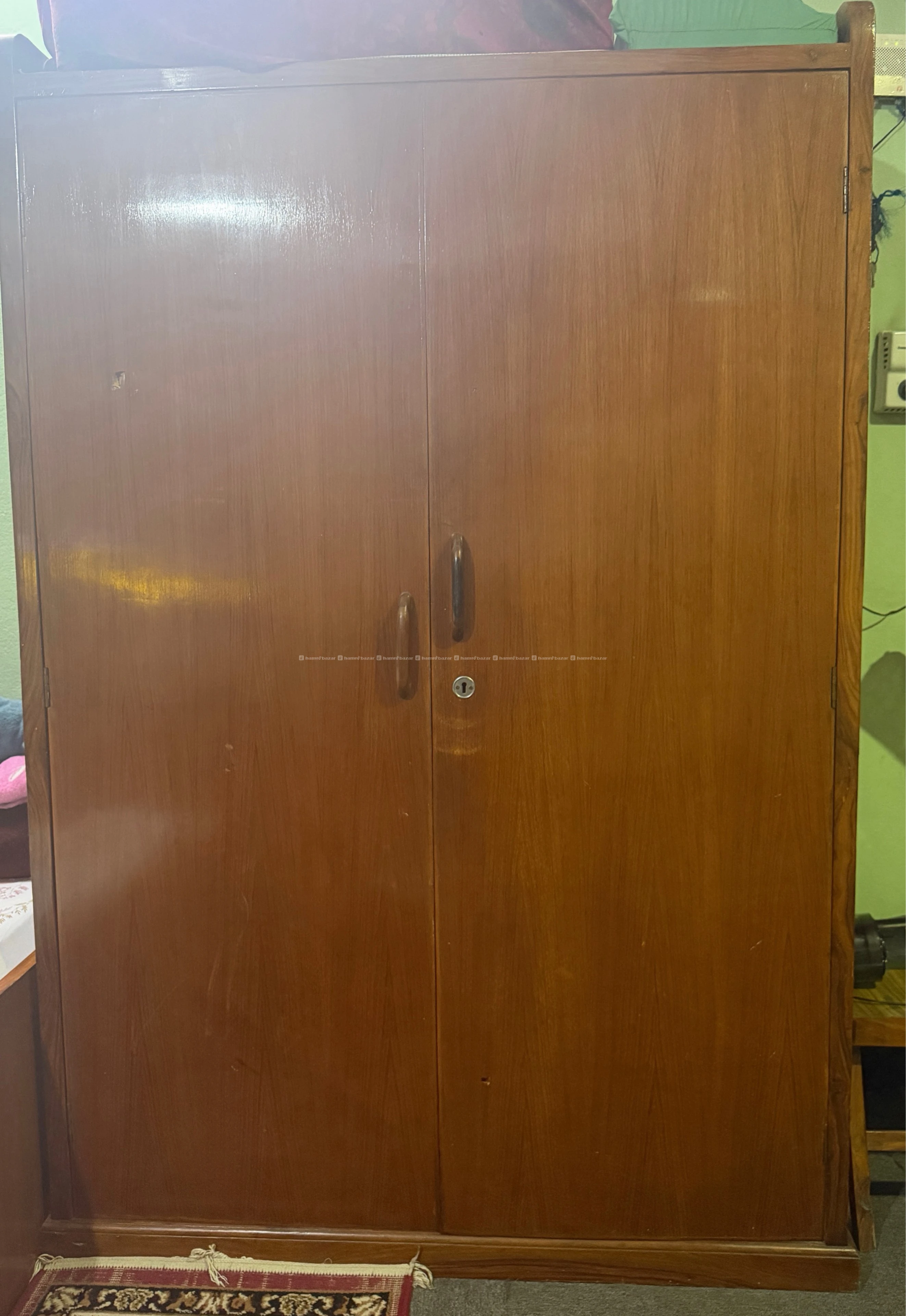 Wooden wardrobe
