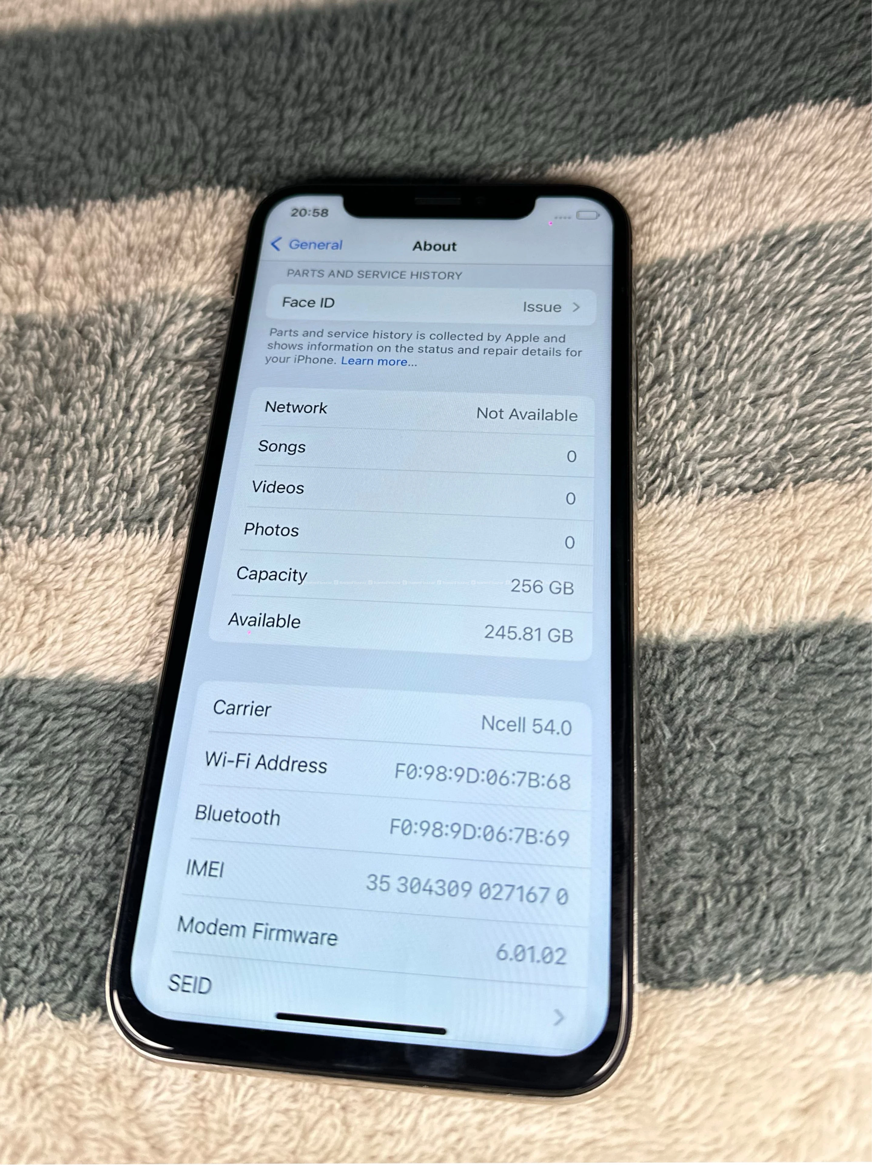 iPhone X 256gb 2