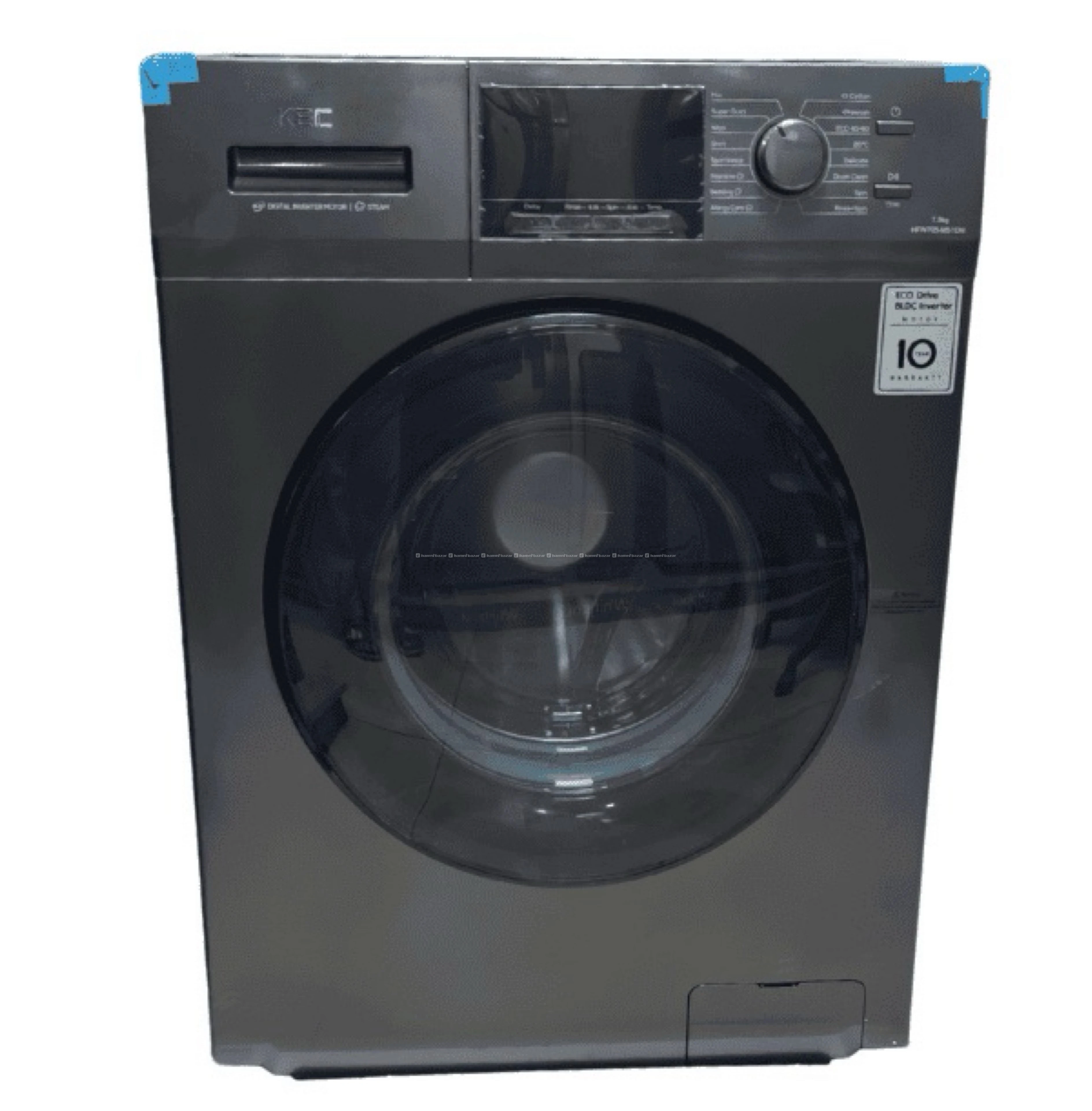 Kec 7.5 kg front load washing machin 10yr warranty
