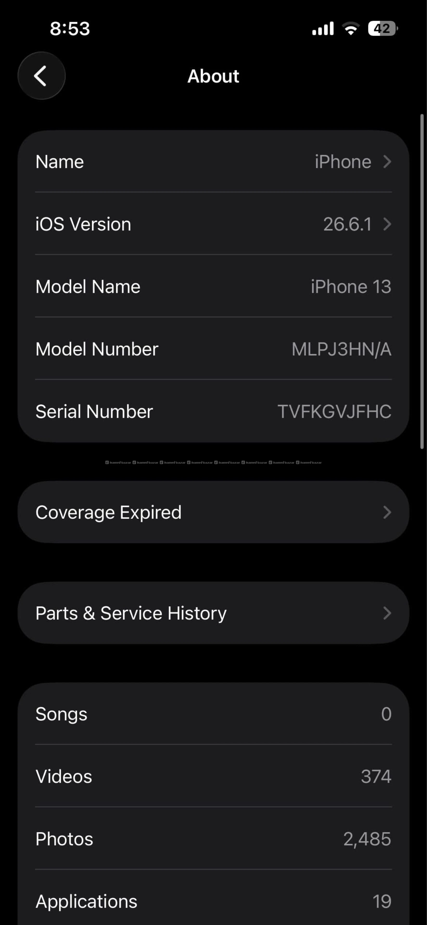 iPhone 13 128gb non open set with box 2