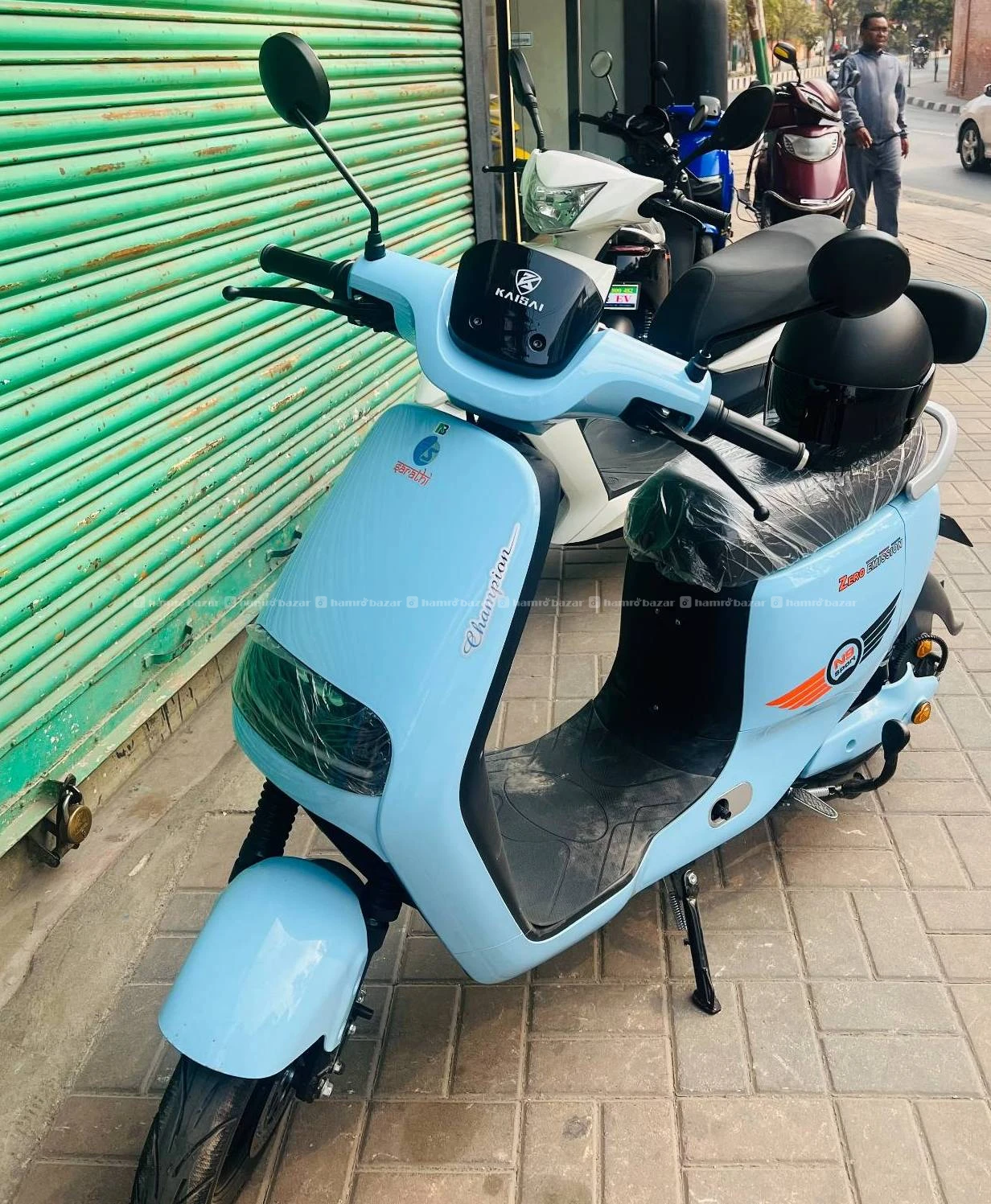 Eletric moped ( n9 curve )
Brand : Sarathi