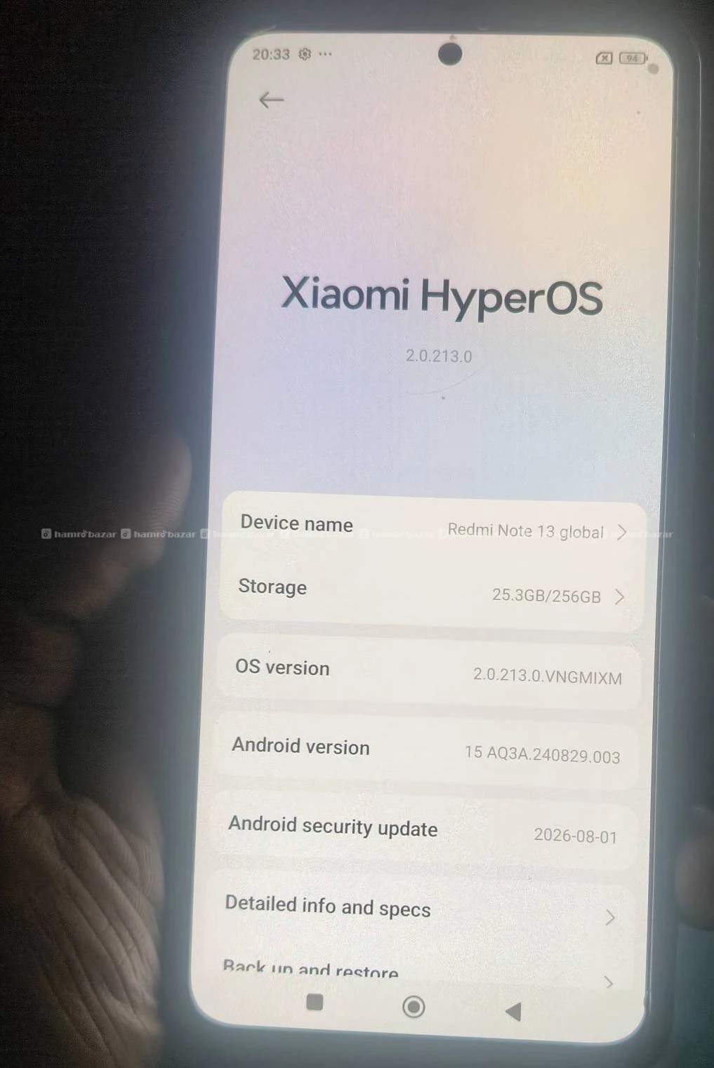 REDMi Note 13 8+256+charger 2