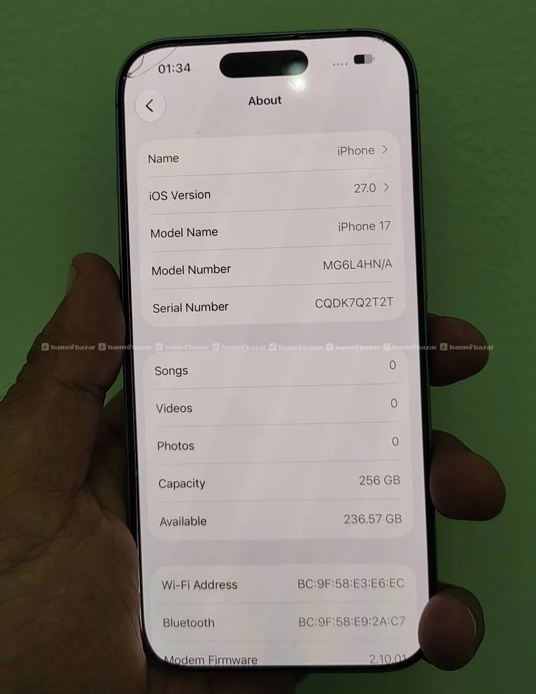 Iphone 17 256gb 100% 2