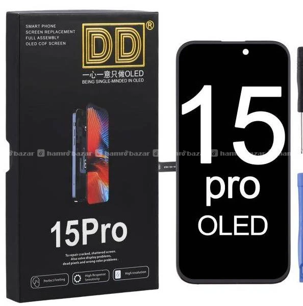 Iphone 15p max ko display change garinxa oled ma