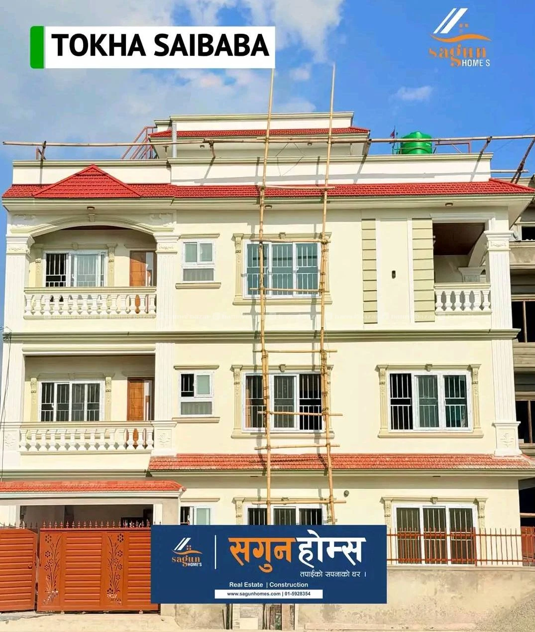 Brand New Semi Bunglow On Sale at Tokha, Saibaba