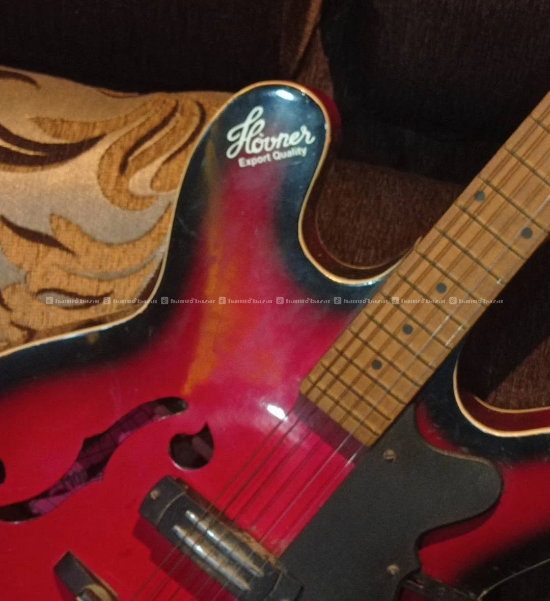 Classic Hovner Carlton semi electric guitar 5