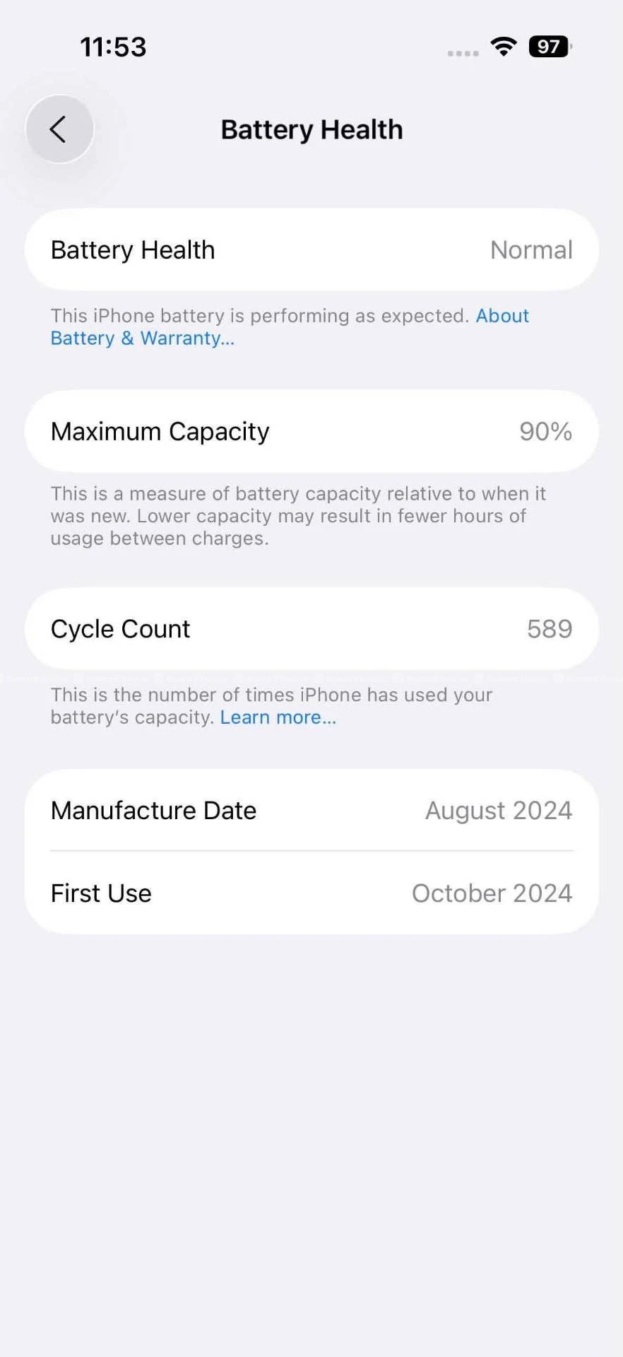 Iphone 16 128gb non Open set 90bh sim not working 3