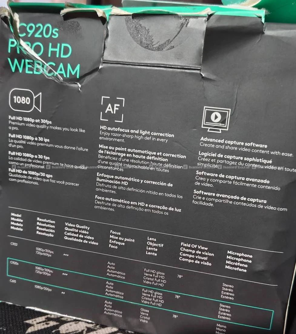Logitech C920s Pro HD WRBCAM 6