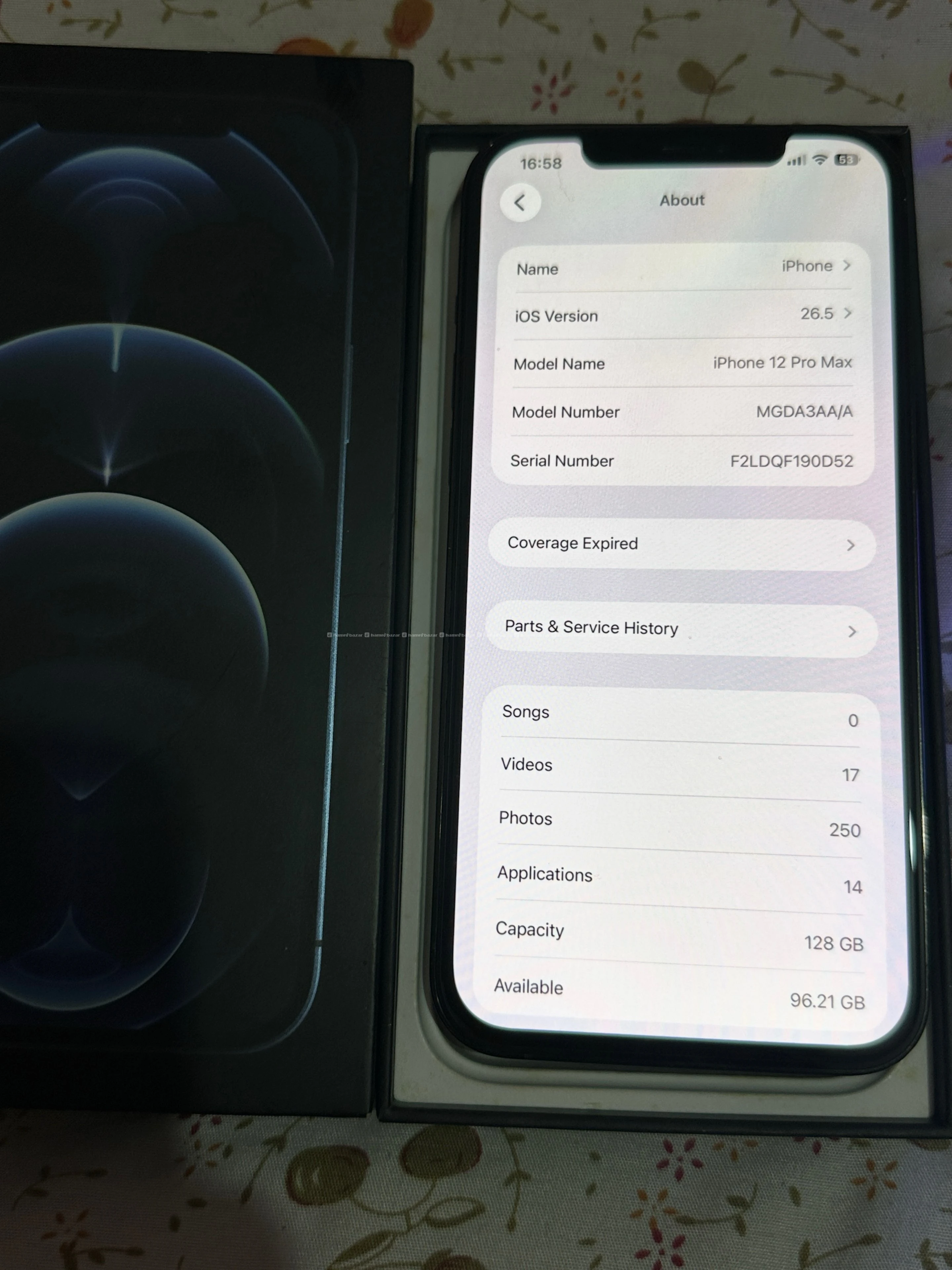 Iphone 12 pro max 128gb 6