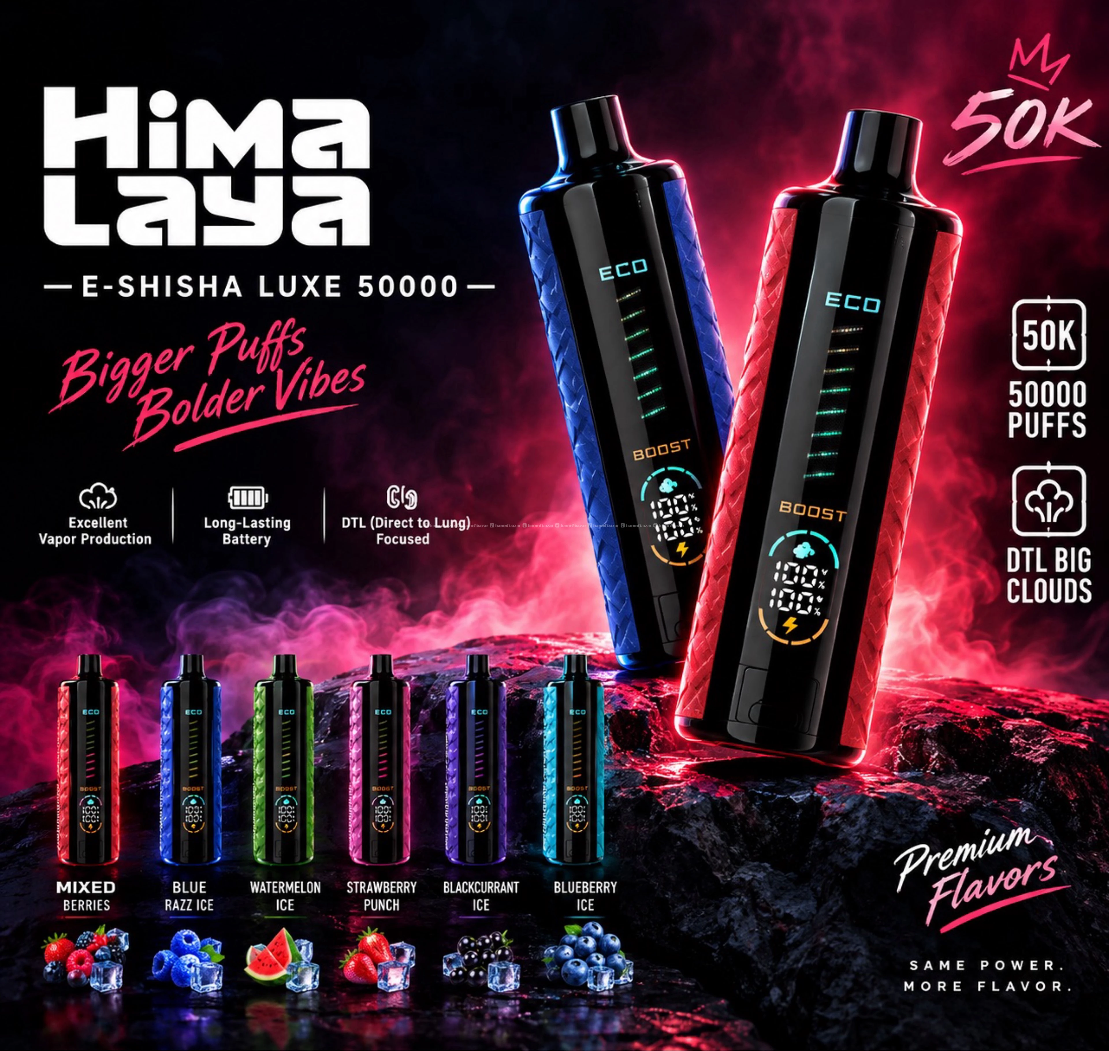 Himalaya E-Shisha Luxe 50000