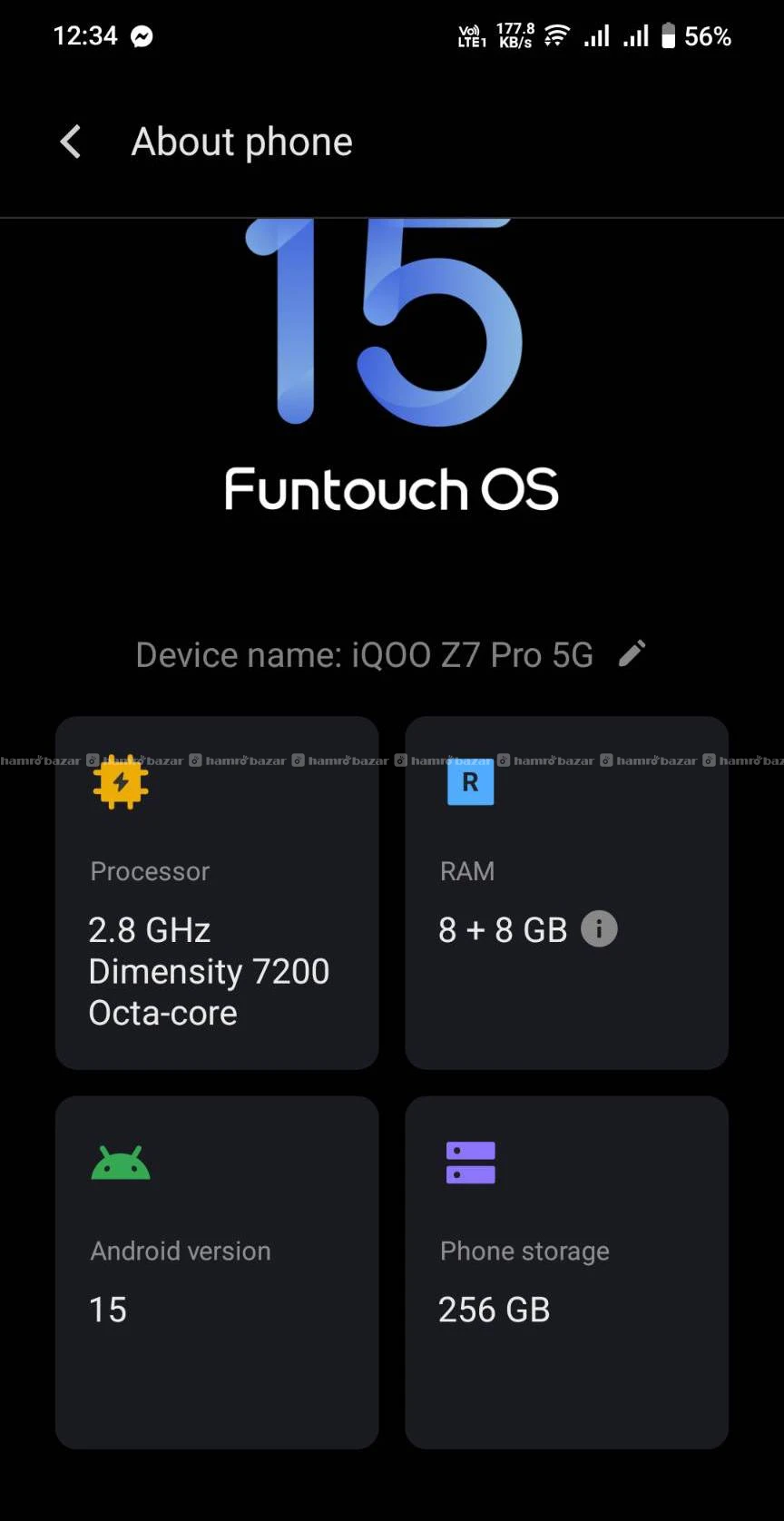 Iqoo z7pro 8 256 2