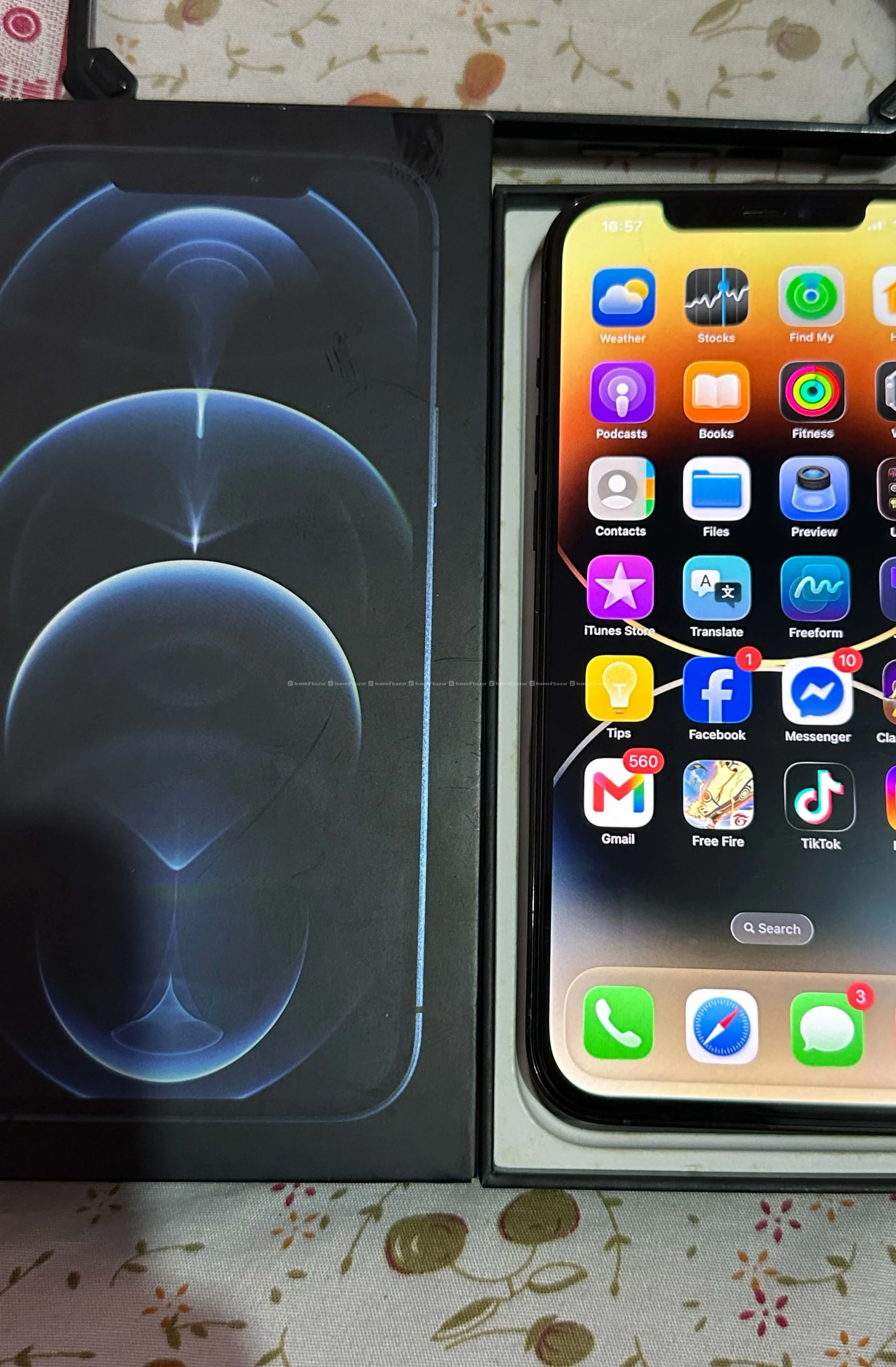 I phone 12 pro maxa with box 2