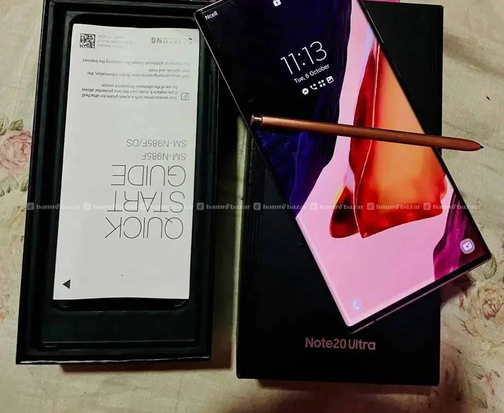 Samsung Galaxy note 20 ultra 5g with bill box 2