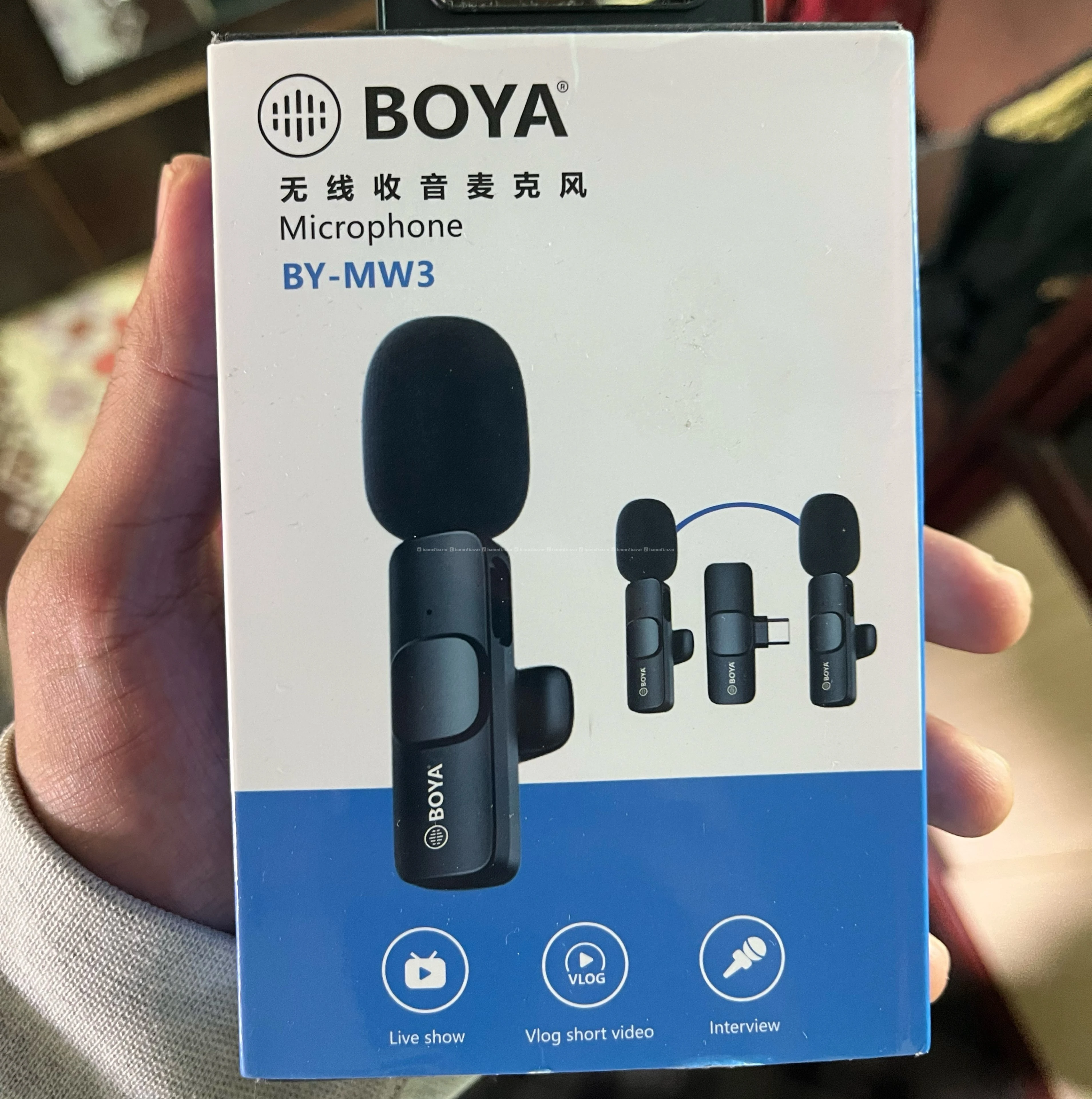 BOYA BY-MW3 Dual Wireless Mic iOS/ Andriod