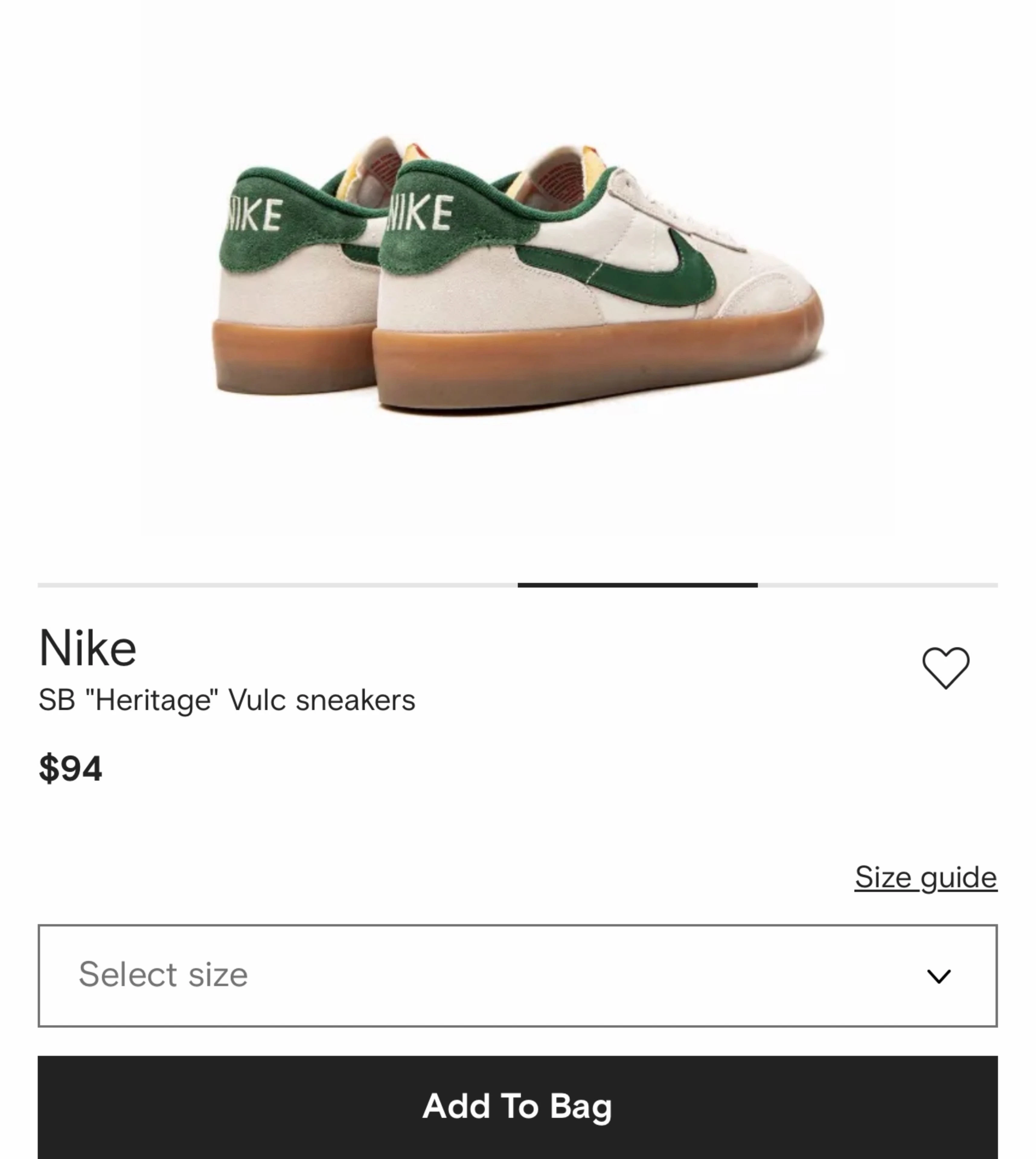 NIKE SB HERITAGE VULC MENS SNEAKER 4