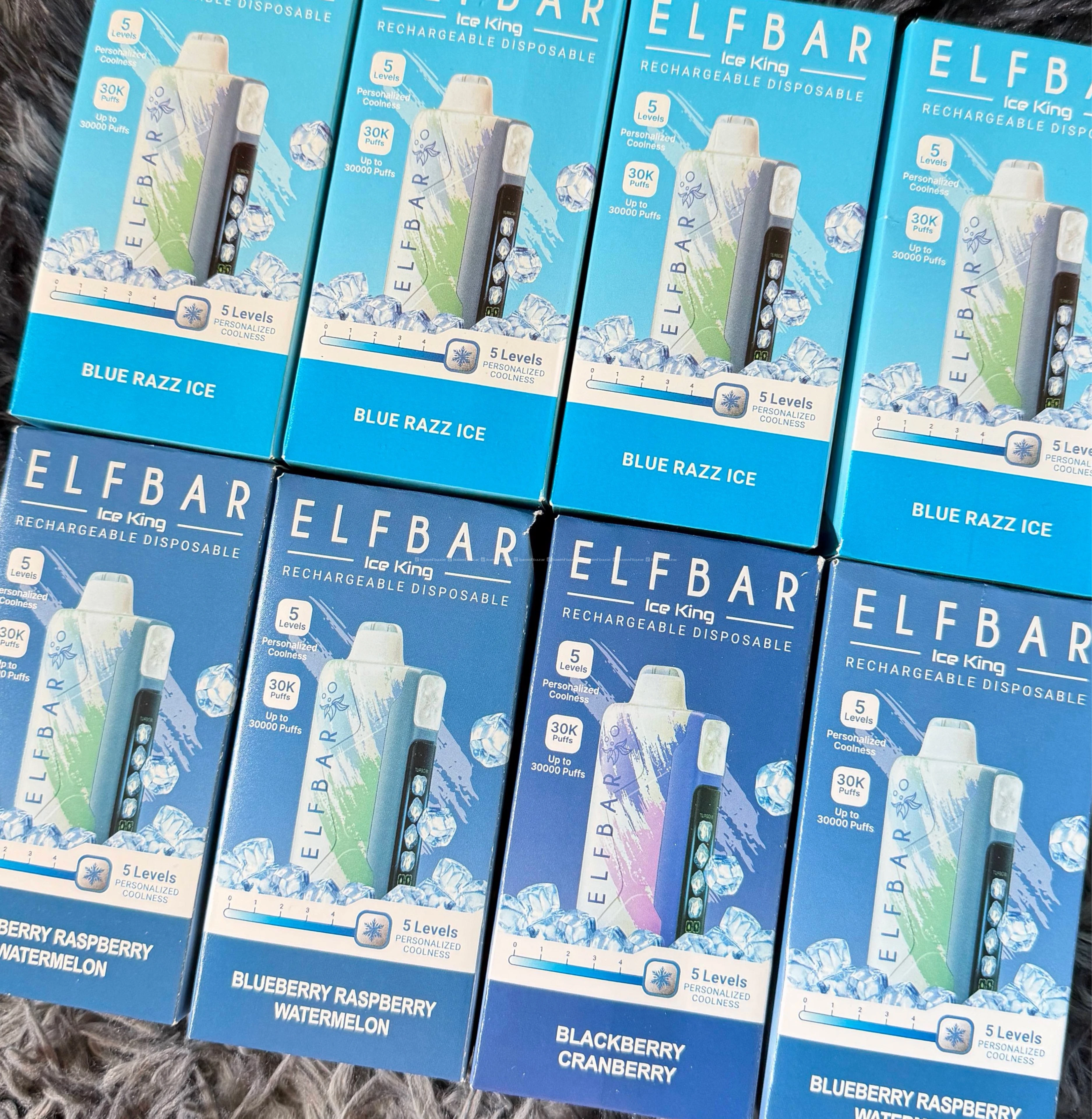Elfbar Ice king 30k disposable Blueberry flavored