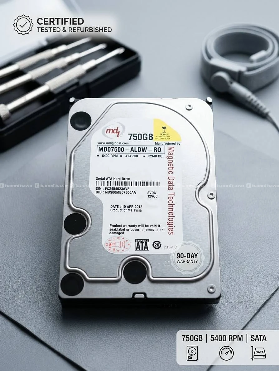 MDT 750GB Desktop Hard Drive SATA / 5400 RPM/3.5"