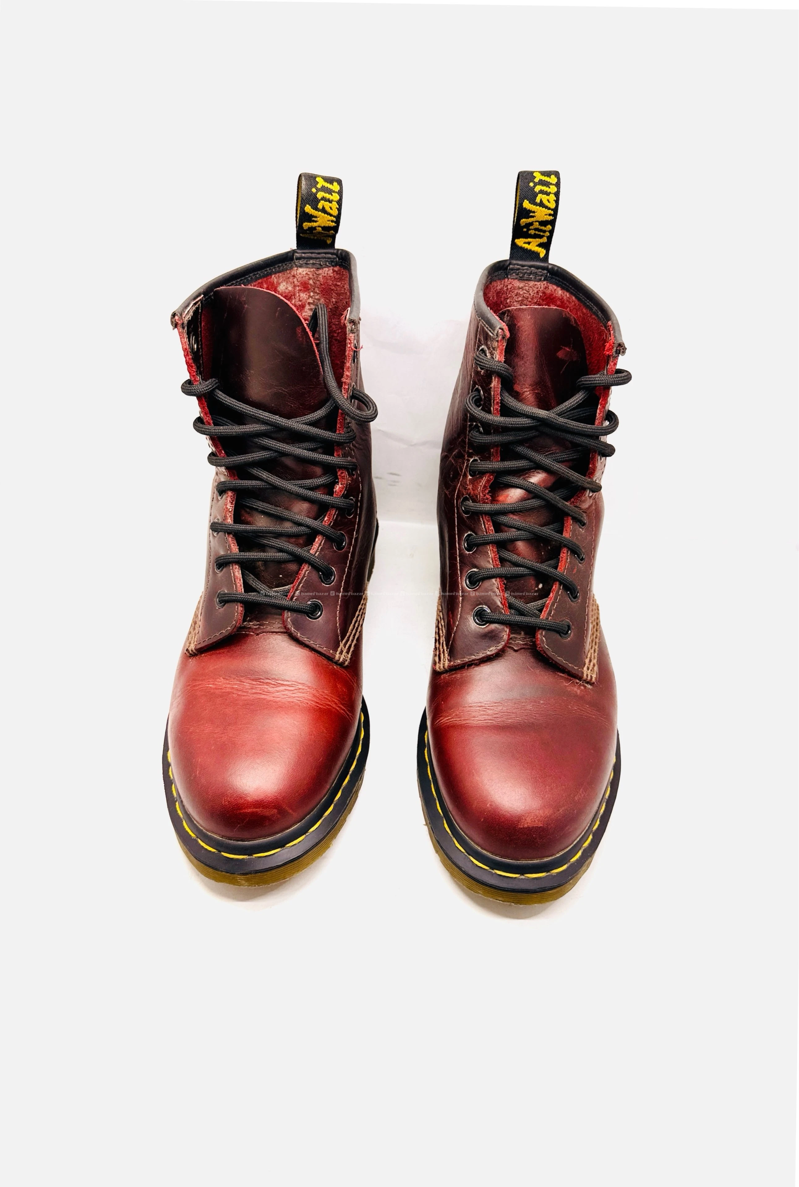 DR MARTEND CHERRY RED 1460 BOOTS 2