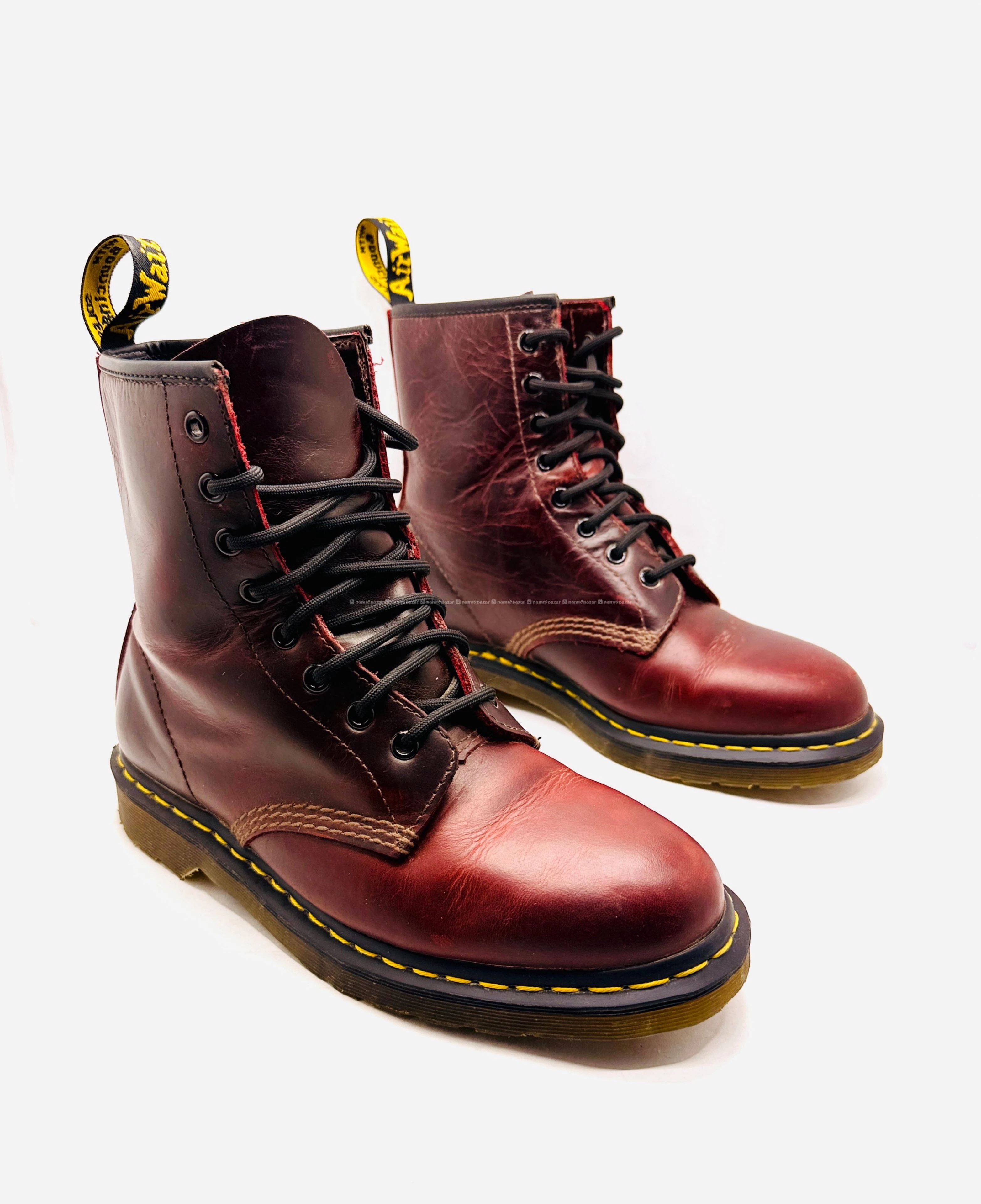 DR MARTEND CHERRY RED 1460 BOOTS 3
