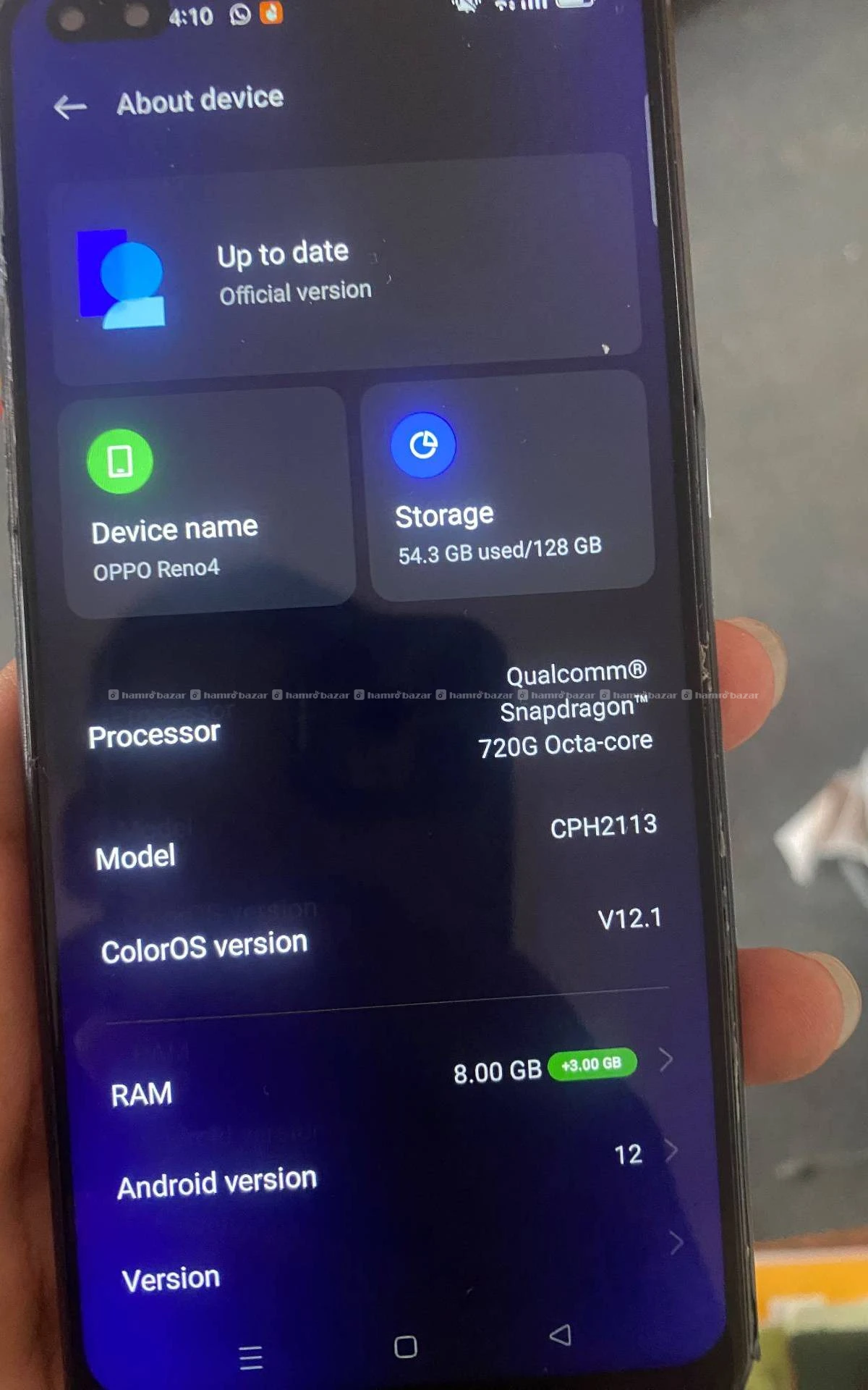 Oppo Reno 4 4G 2
