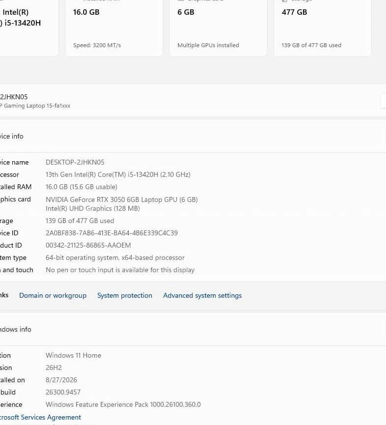 Gaming laptop on sell
