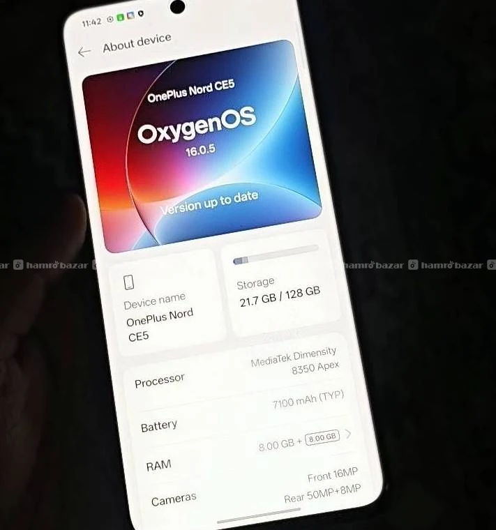 OnePlus Nord ce5 5G (8/256) 6