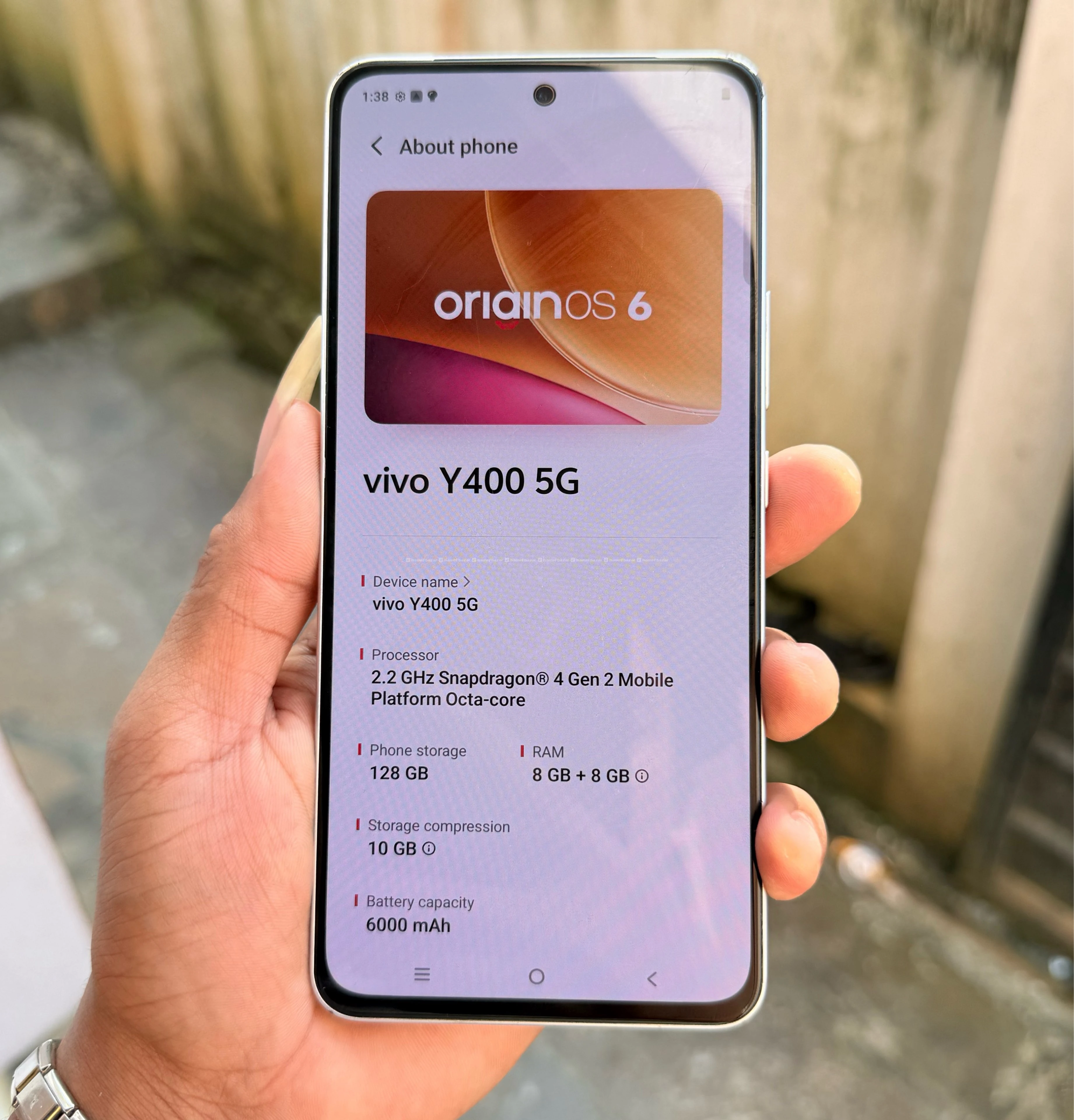 Vivo y400 5g 8/128 3