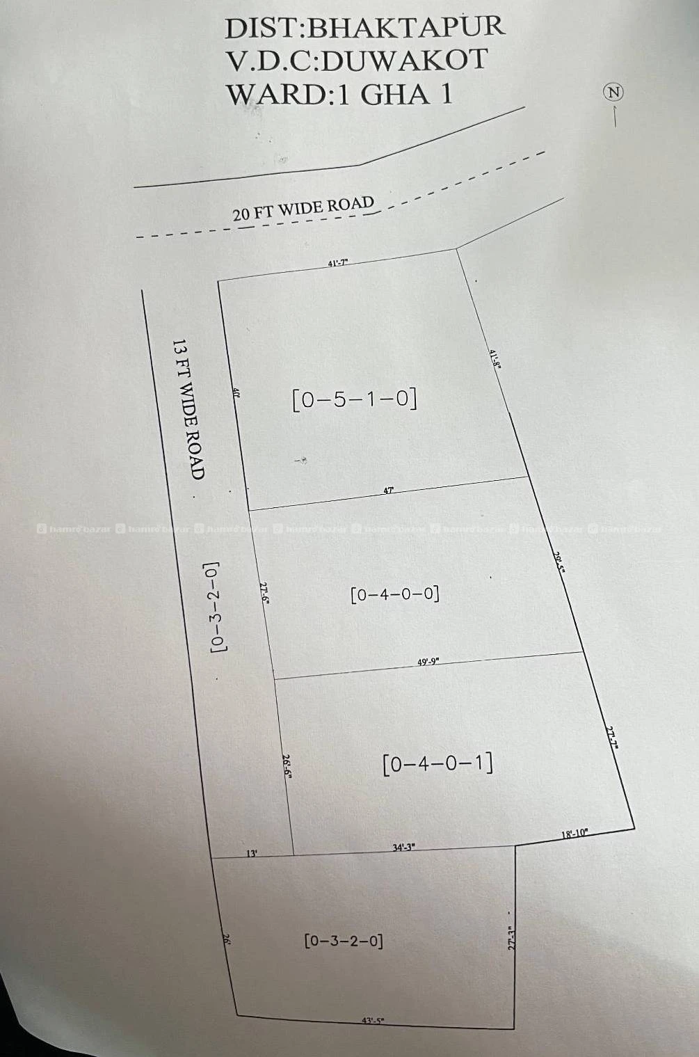 Most affordable and better land duwakot