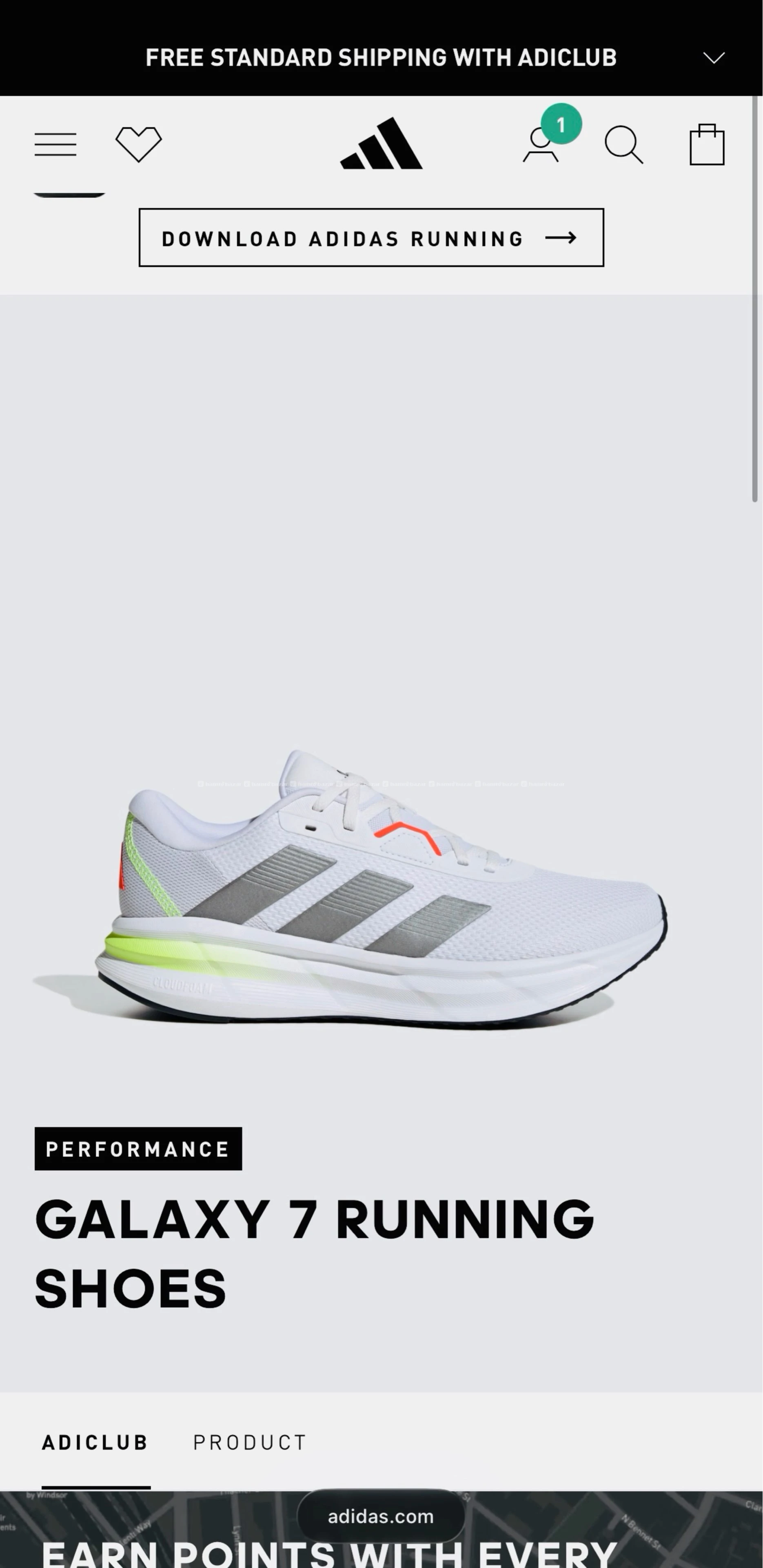 ADIDAS GALAXY 7 RUNNING SHOES 👟 6