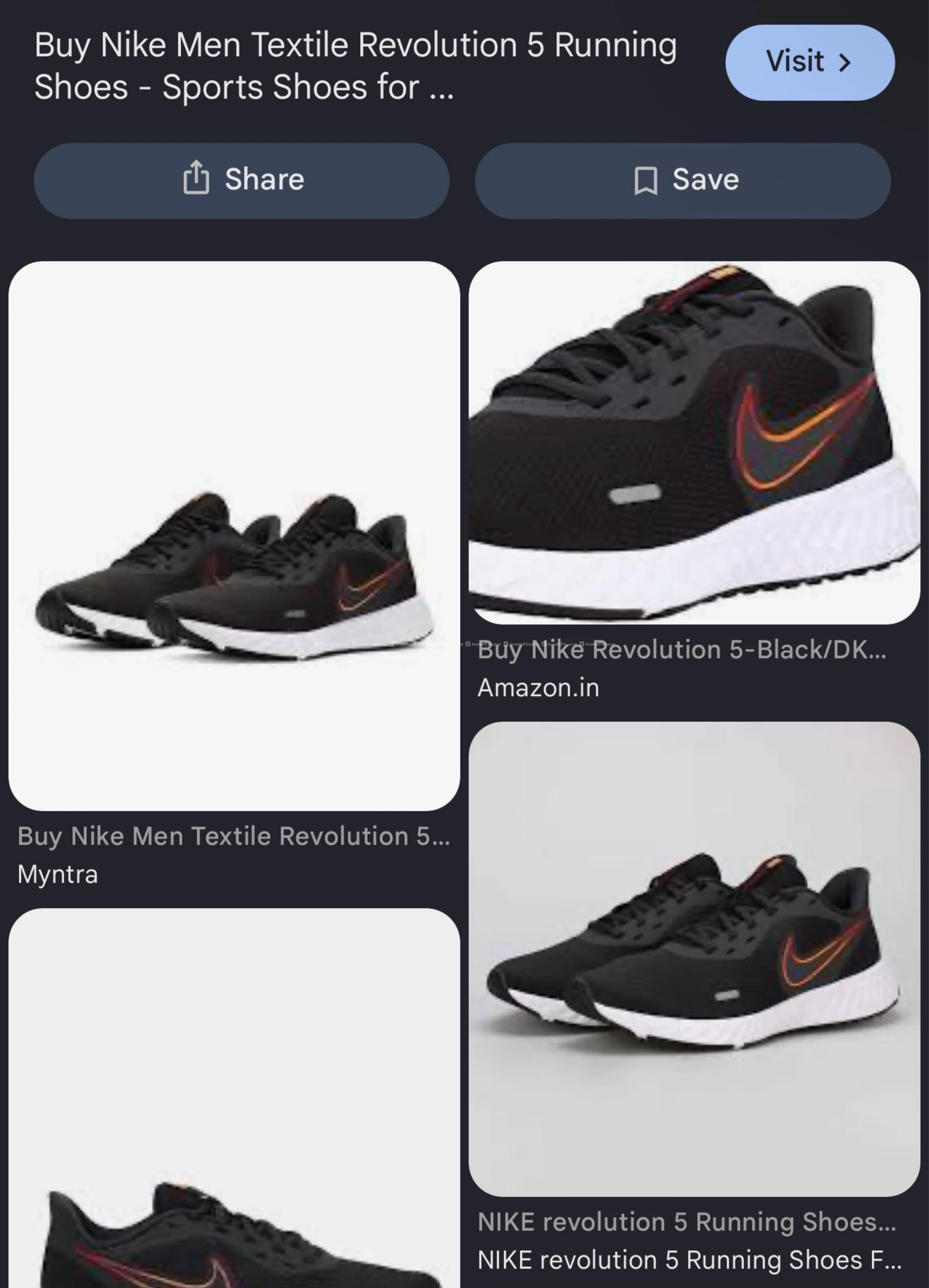 NIKE MENS TEXTILE REVOLUTION 5 RUNNING SHOES 5