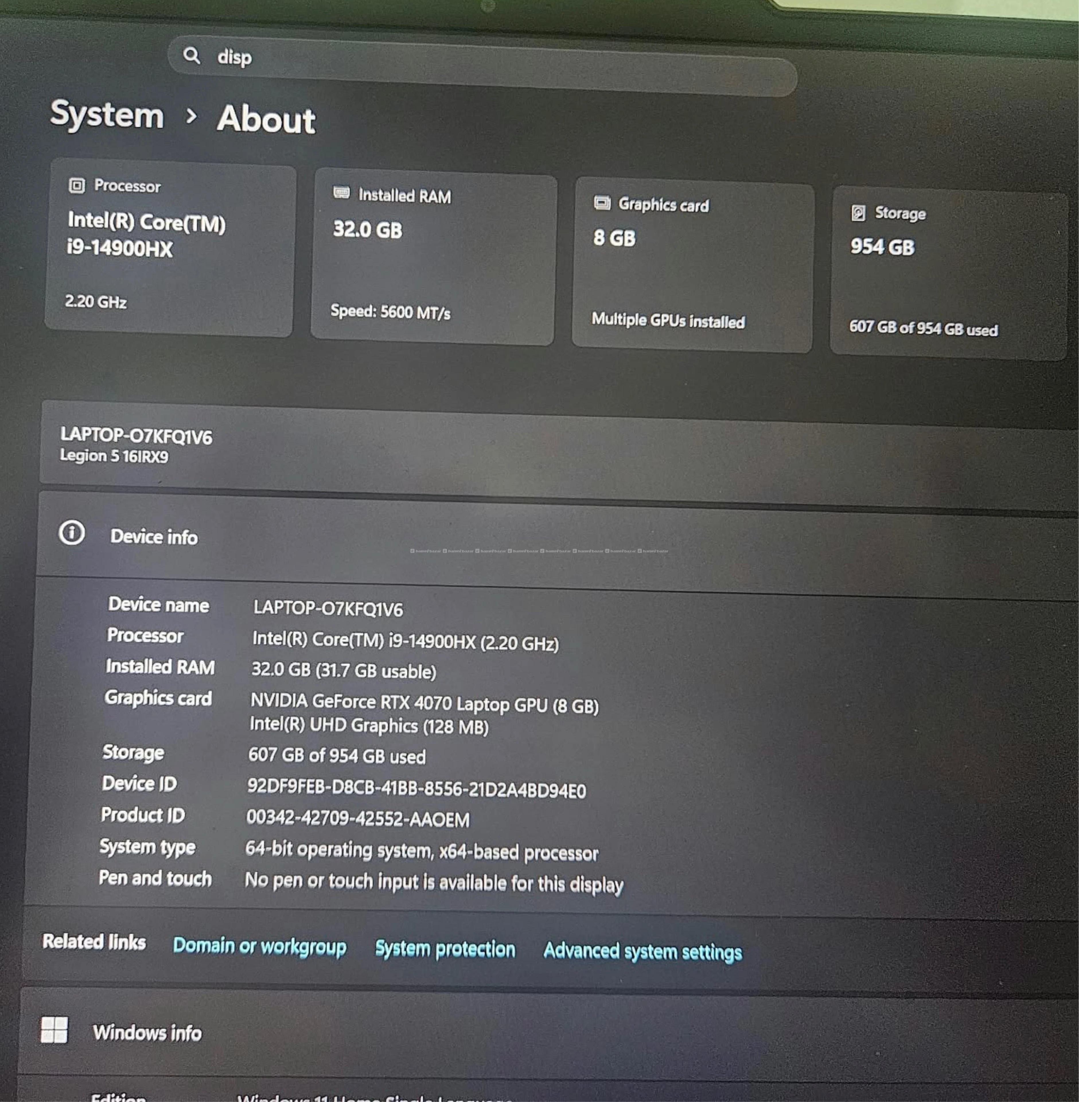 Lenovo Laptop (Gaming - 4070) 2