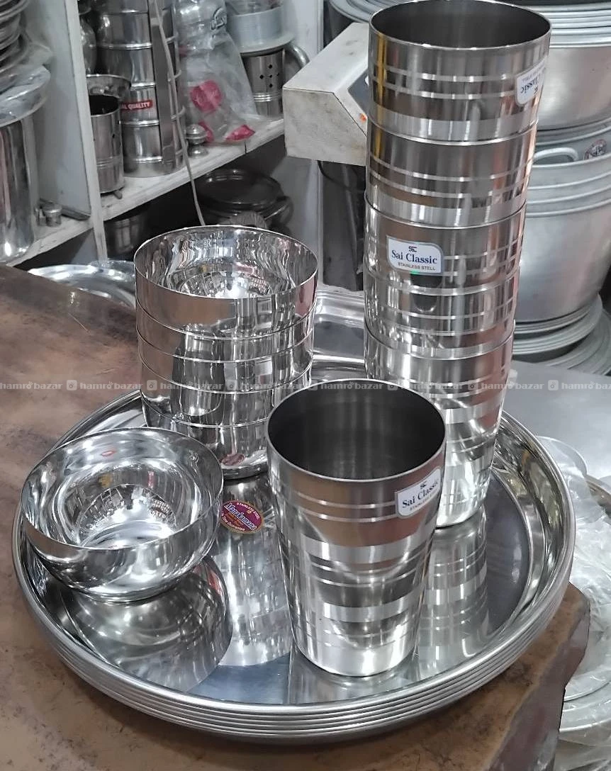 6 pic thal 6 pic kachaura 6 pic Glass 
Matra 2800