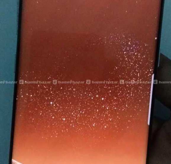 Samsung galxy s8 .slightly cracked
