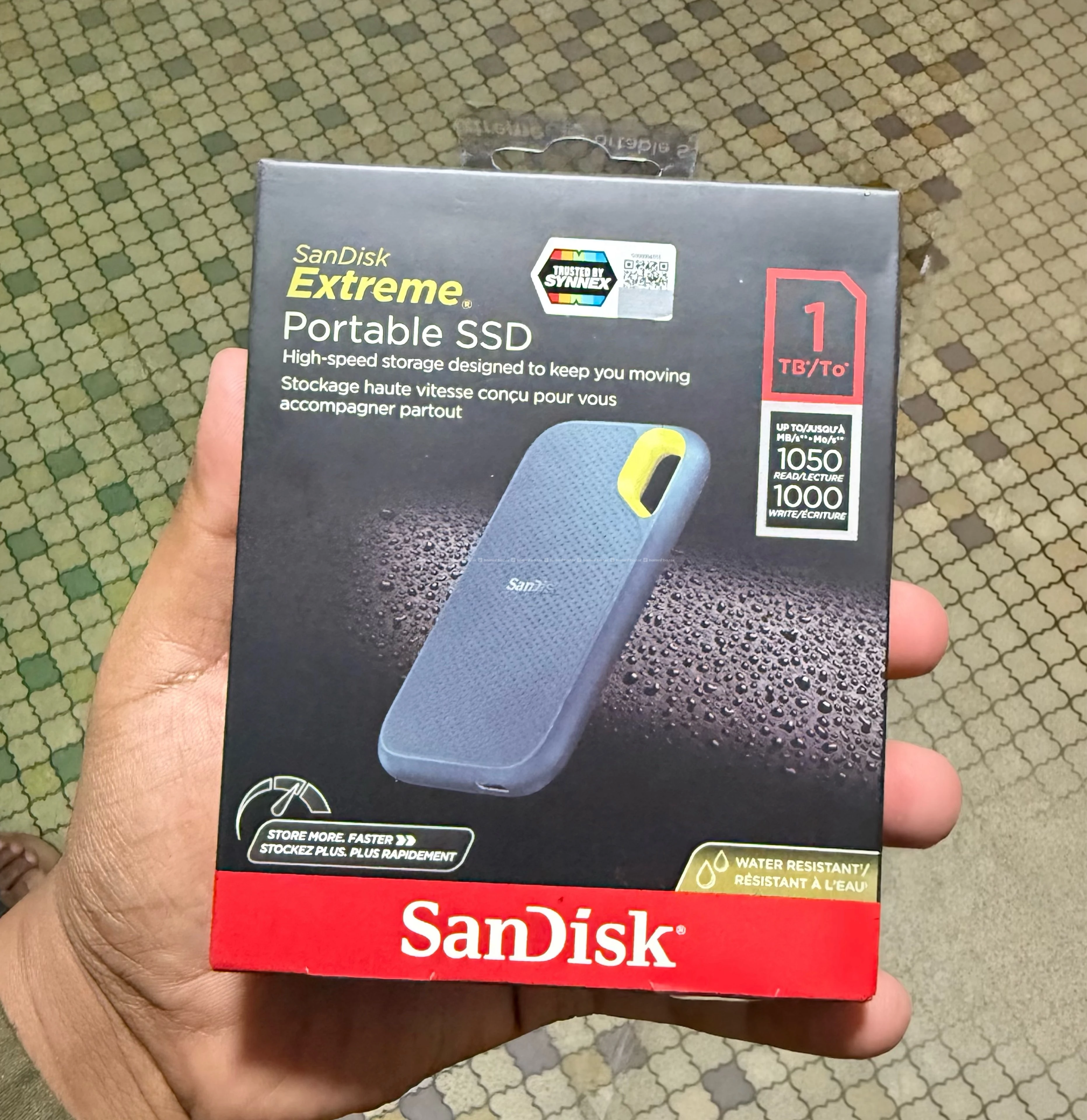 SanDisk Extreme Portable SSD 1TB (1050MB/s)