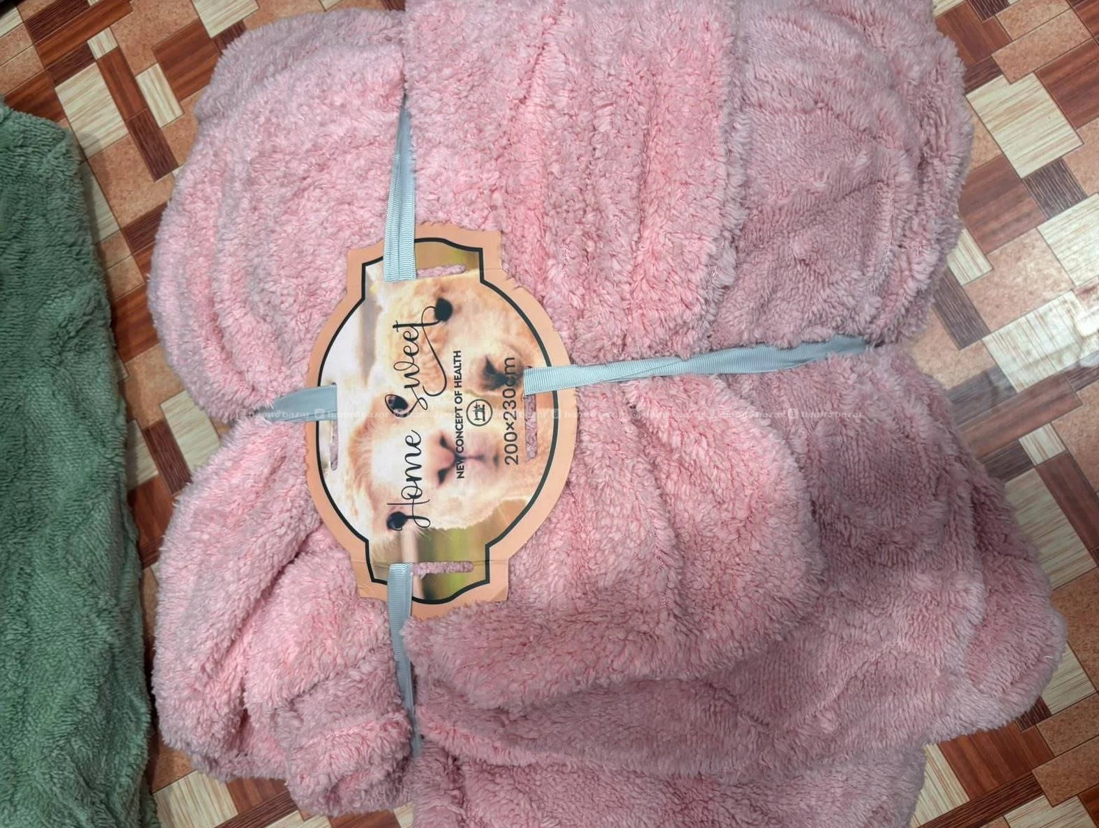 Sherpa fur blanket king size