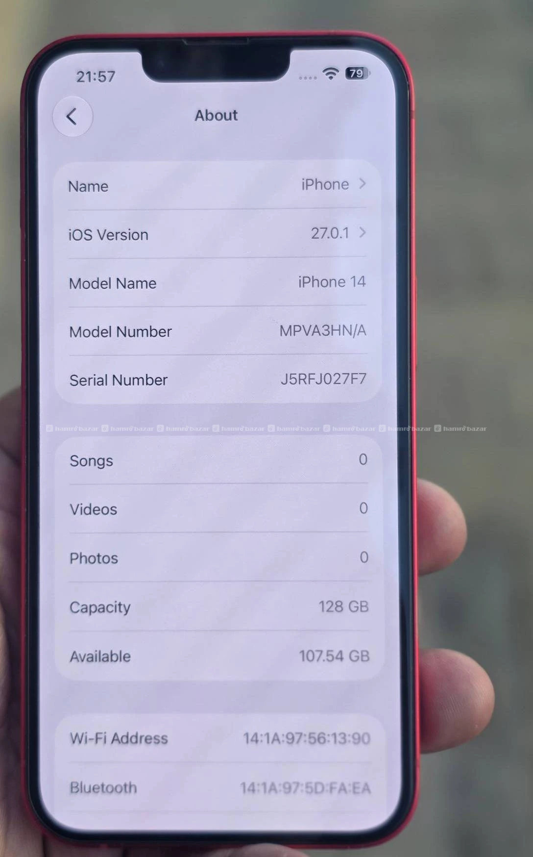 iPhone 14 128gb BH 83 % 2