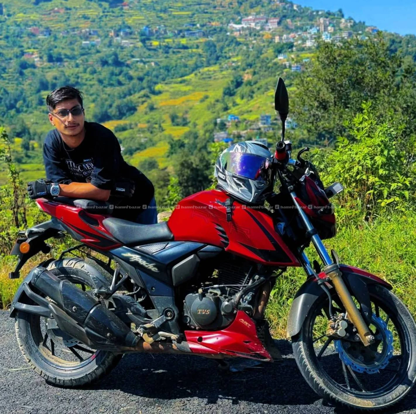 Bike on sell RTR 200 4v 
105 lot bagmati