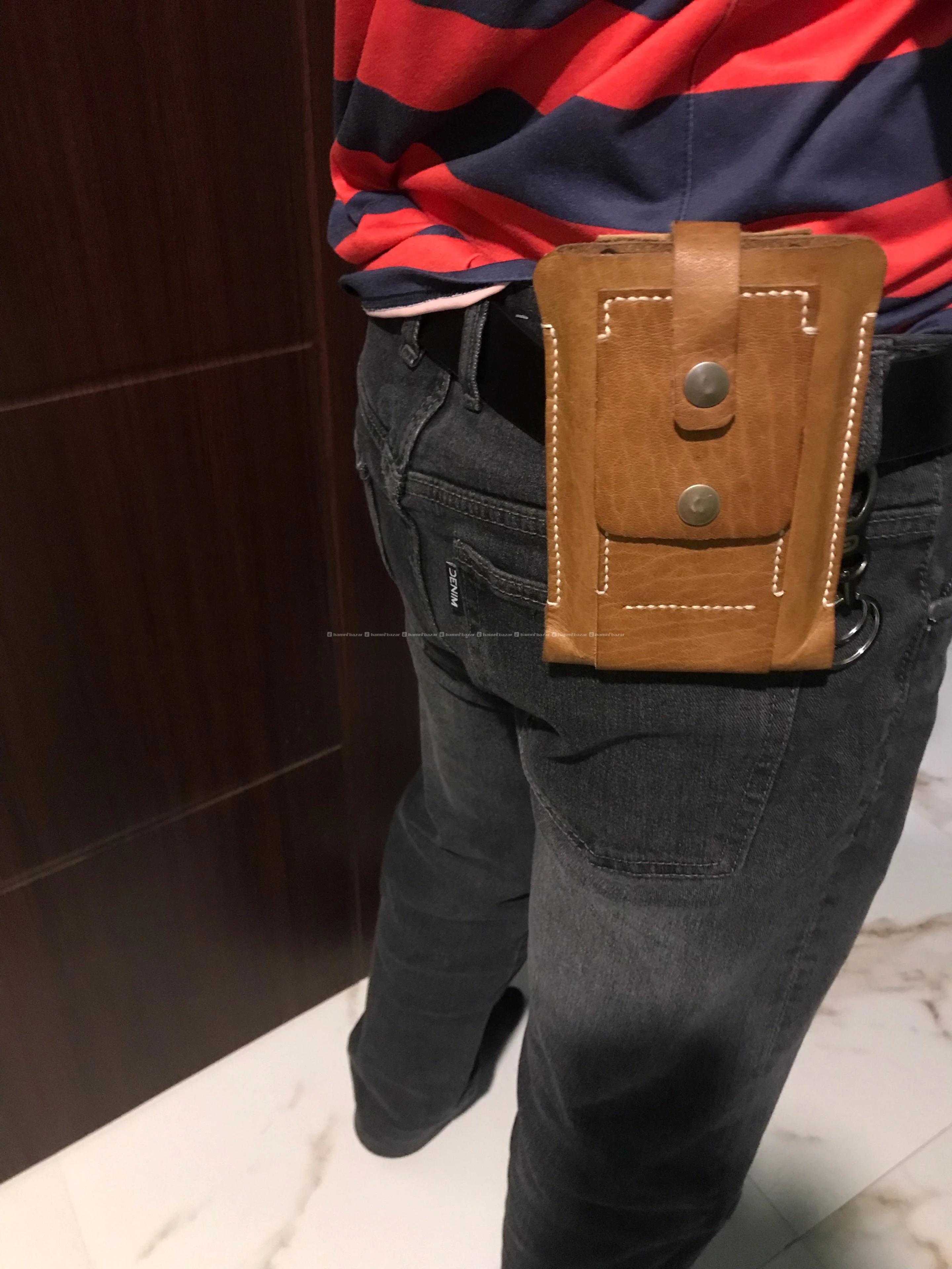 Mobile holster handmade