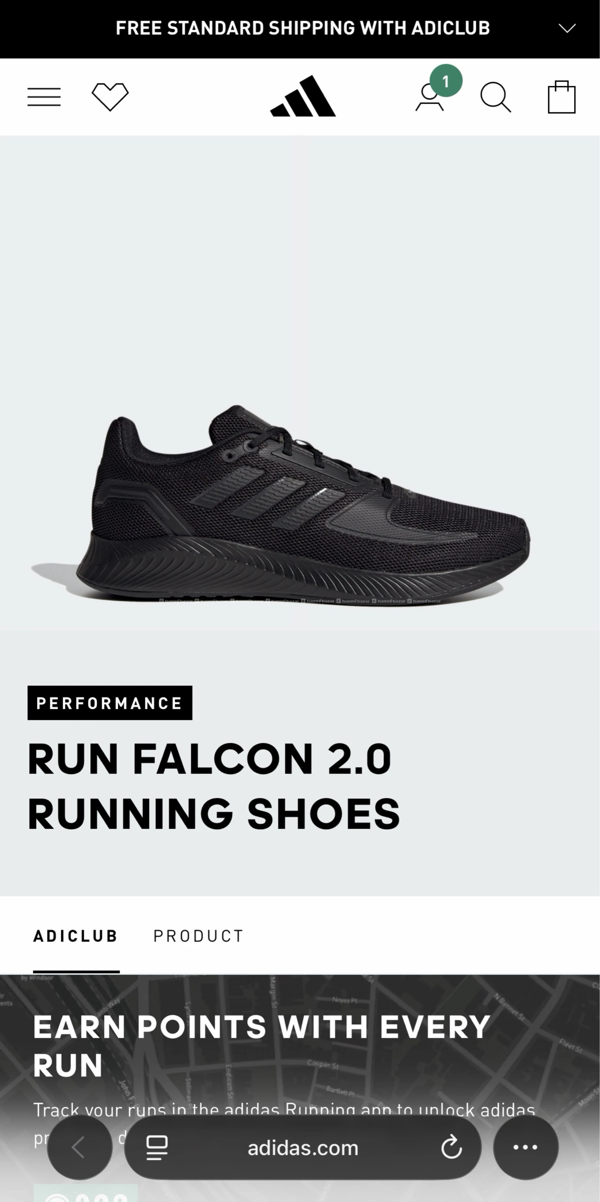ADIDAS RUN FALCON 2.0 RUNNING SHOES 👟 2