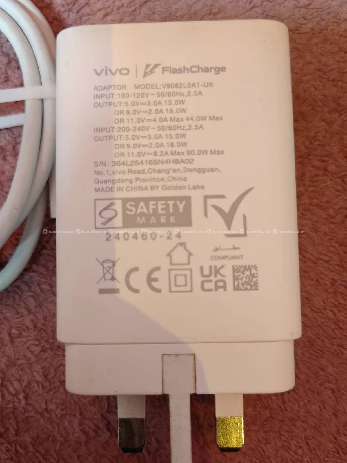 Vivo 90w Original charger with cable 2