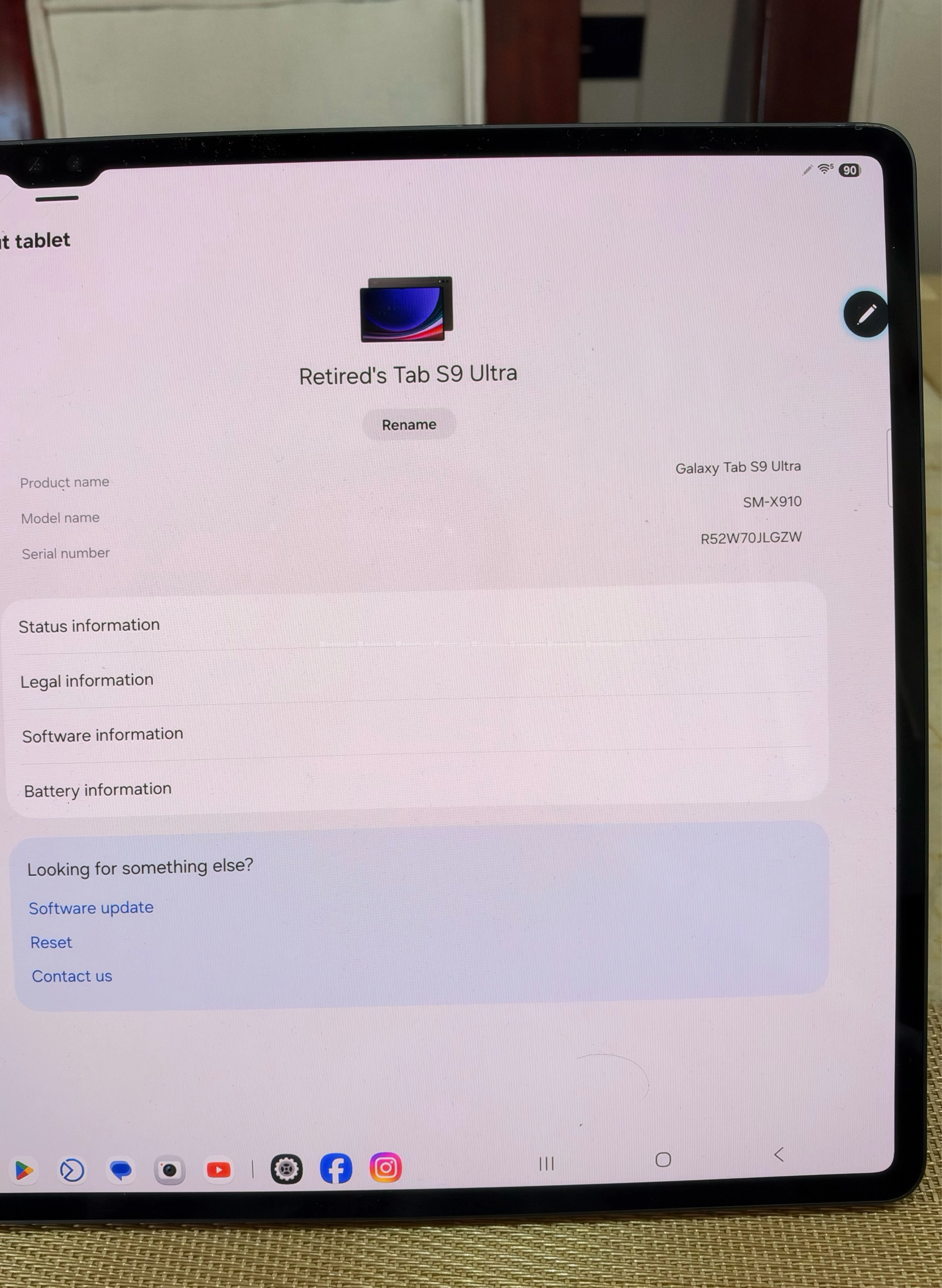 Samsung Tab S9 Ultra 14.6 Inch 7
