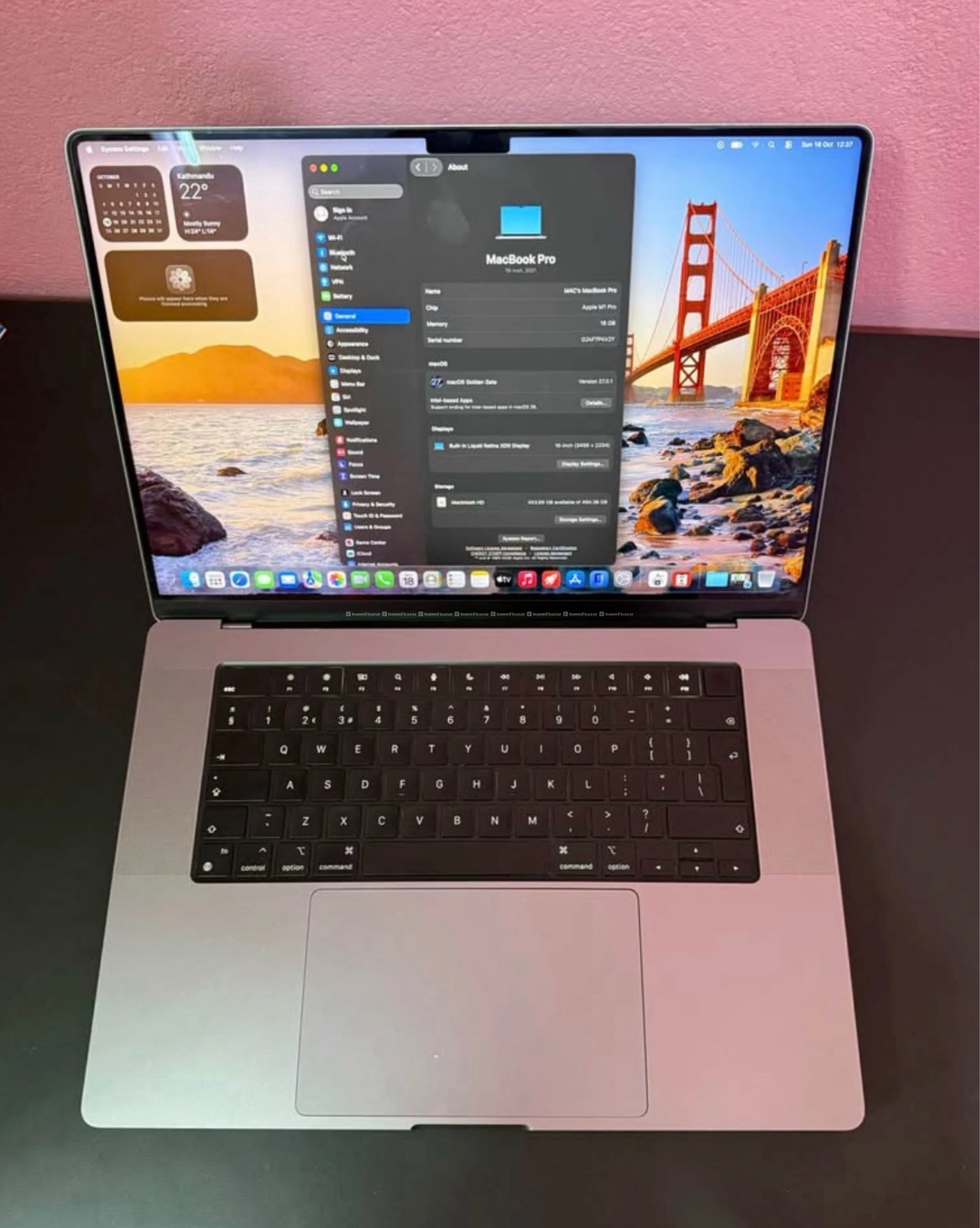 Macbook M1 Pro M1(16/512Gb,100% BH and 16 inch) 2
