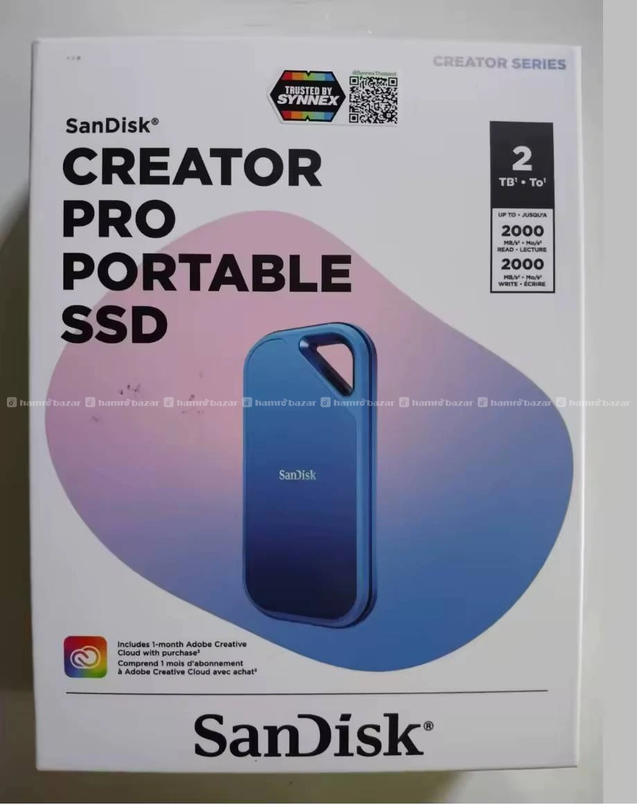 Sandisk 2 TB SSD  2000 MBPS