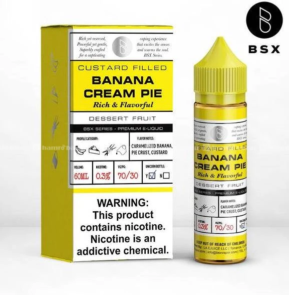 (Banana Cream Pie) 6mg BSX Series Vape Liquid