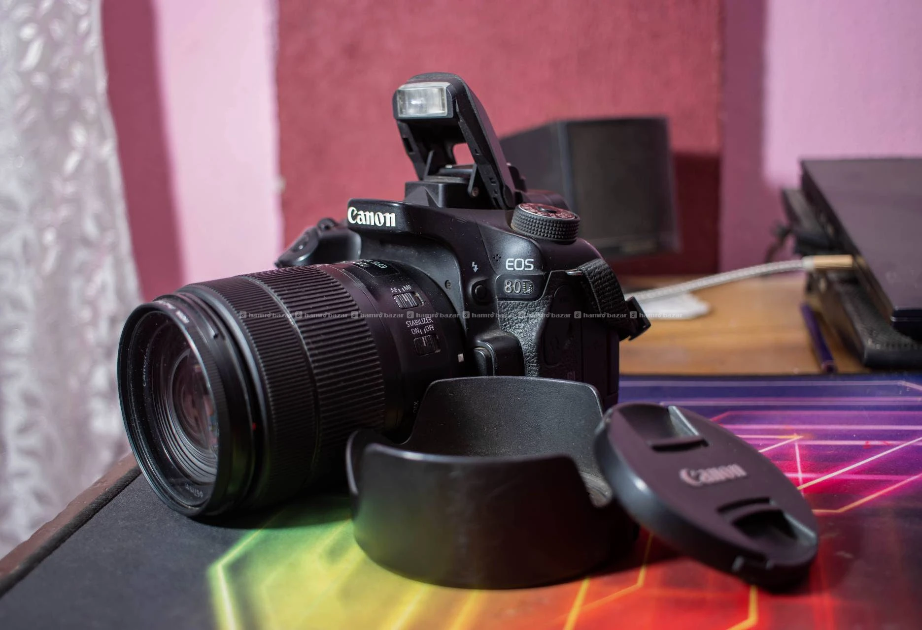 Canon 80D with extra lens 4