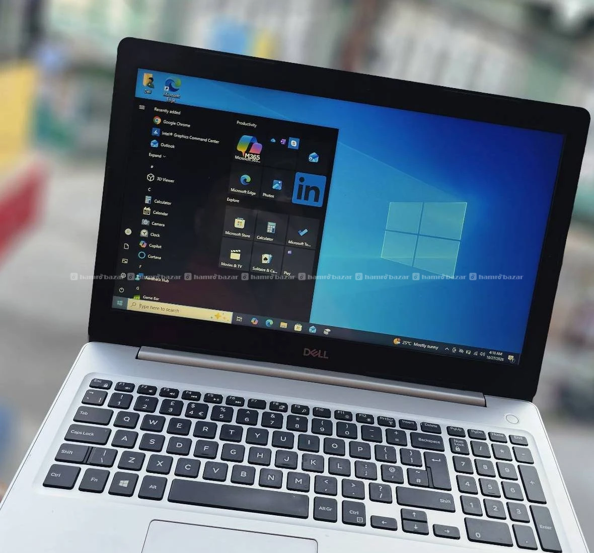 Dell insprion
i7procresser
8Th Genersation 4
