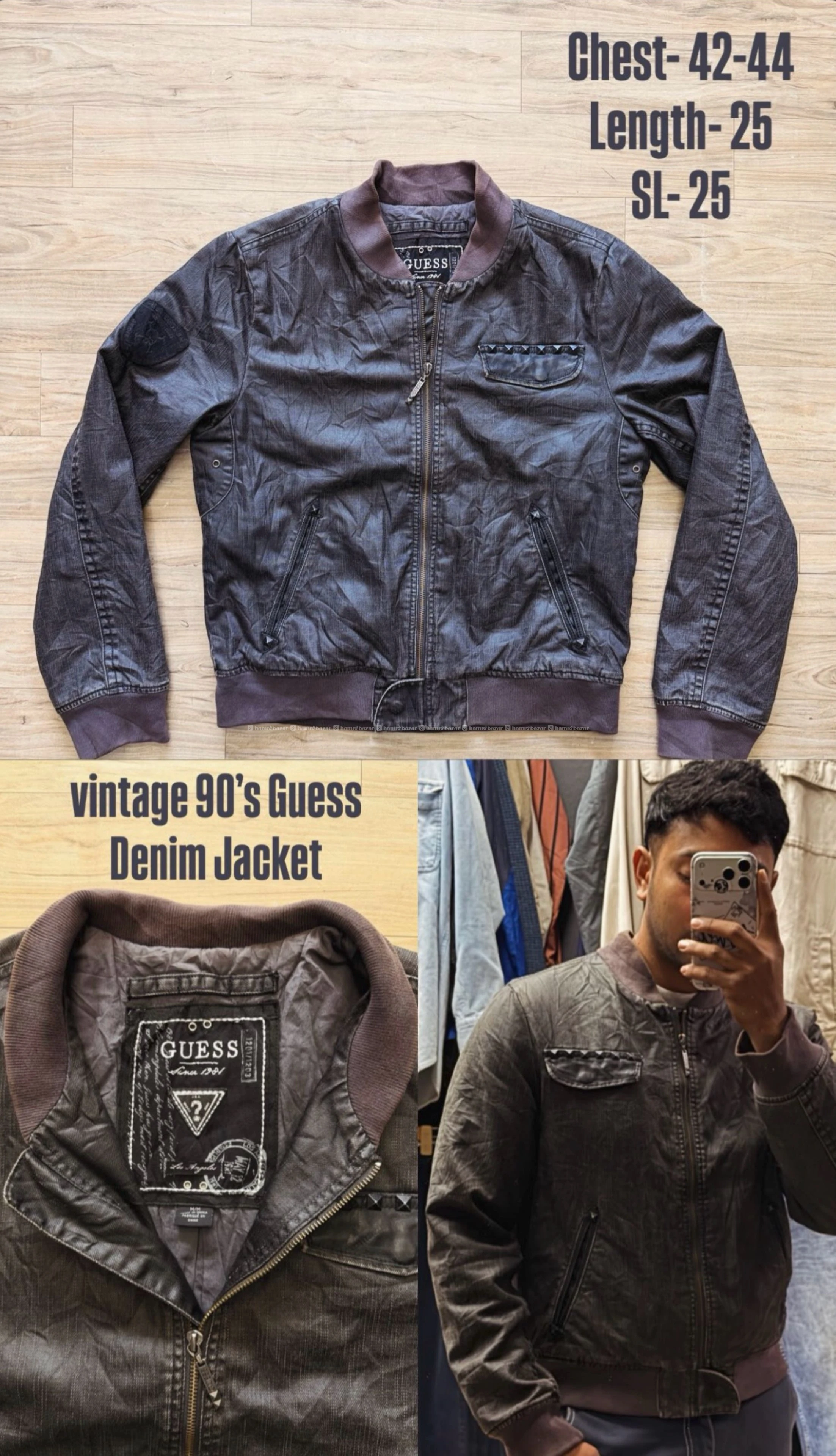 VINTAGE GUESS 90’s DENIM JACKET 🧥 2